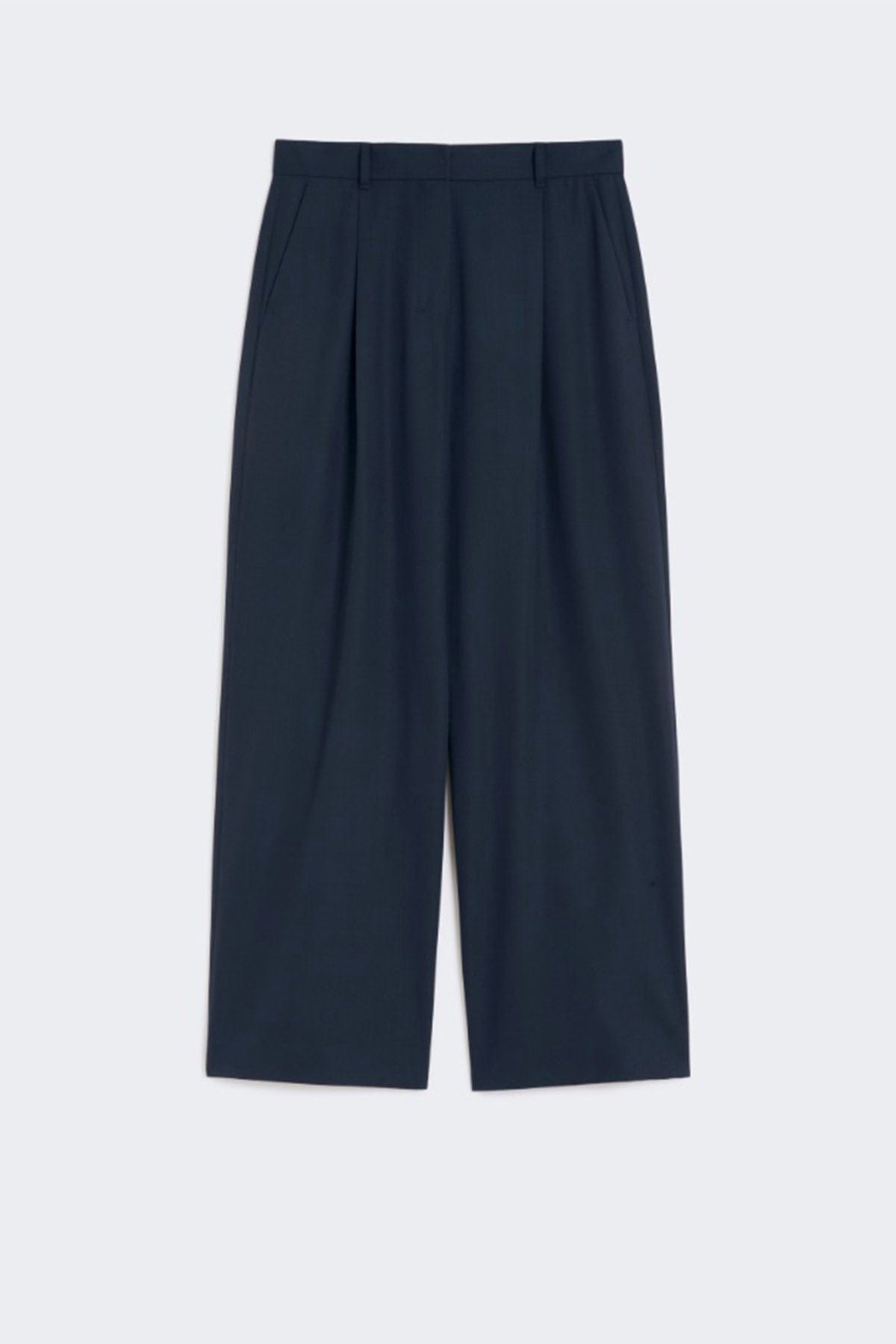 MAXMARA'S BRANDS PANTALONE LUNGO  BLU / 34 Pantalone lungo in lana donna 'S Max Mara Siri