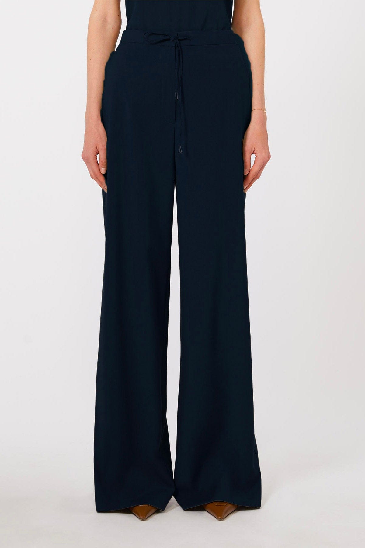MAXMARA'S BRANDS PANTALONE LUNGO  BLU / 34 Pantaloni in lana donan Max Mara Studio Mstcorone