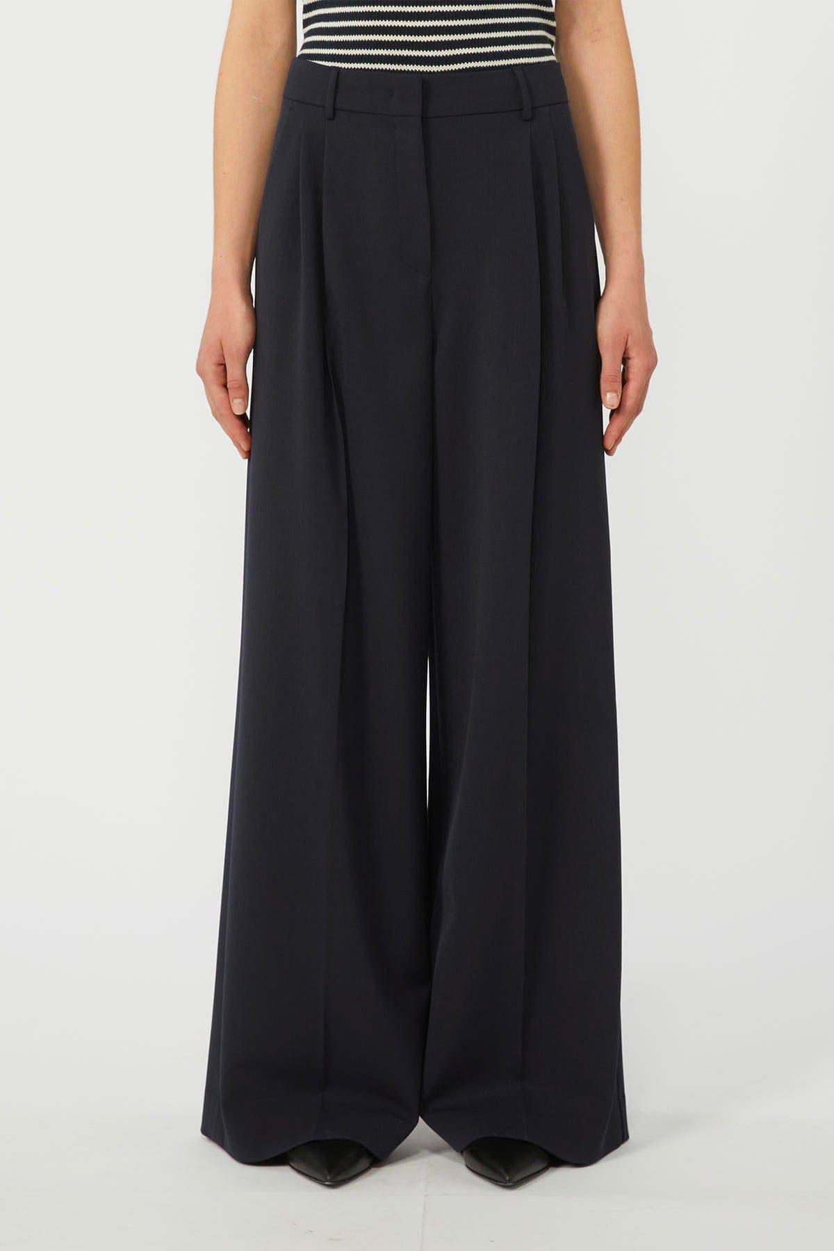 MAXMARA'S BRANDS PANTALONE LUNGO  BLU / 34 Pantaloni over donna Max Mara Weekend Wkdasta