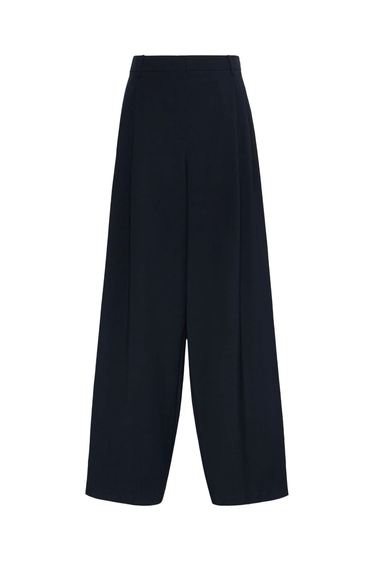 MAXMARA'S BRANDS PANTALONE LUNGO  BLU / 34 Pantaloni over donna 'S Max Mara Smmtartufo