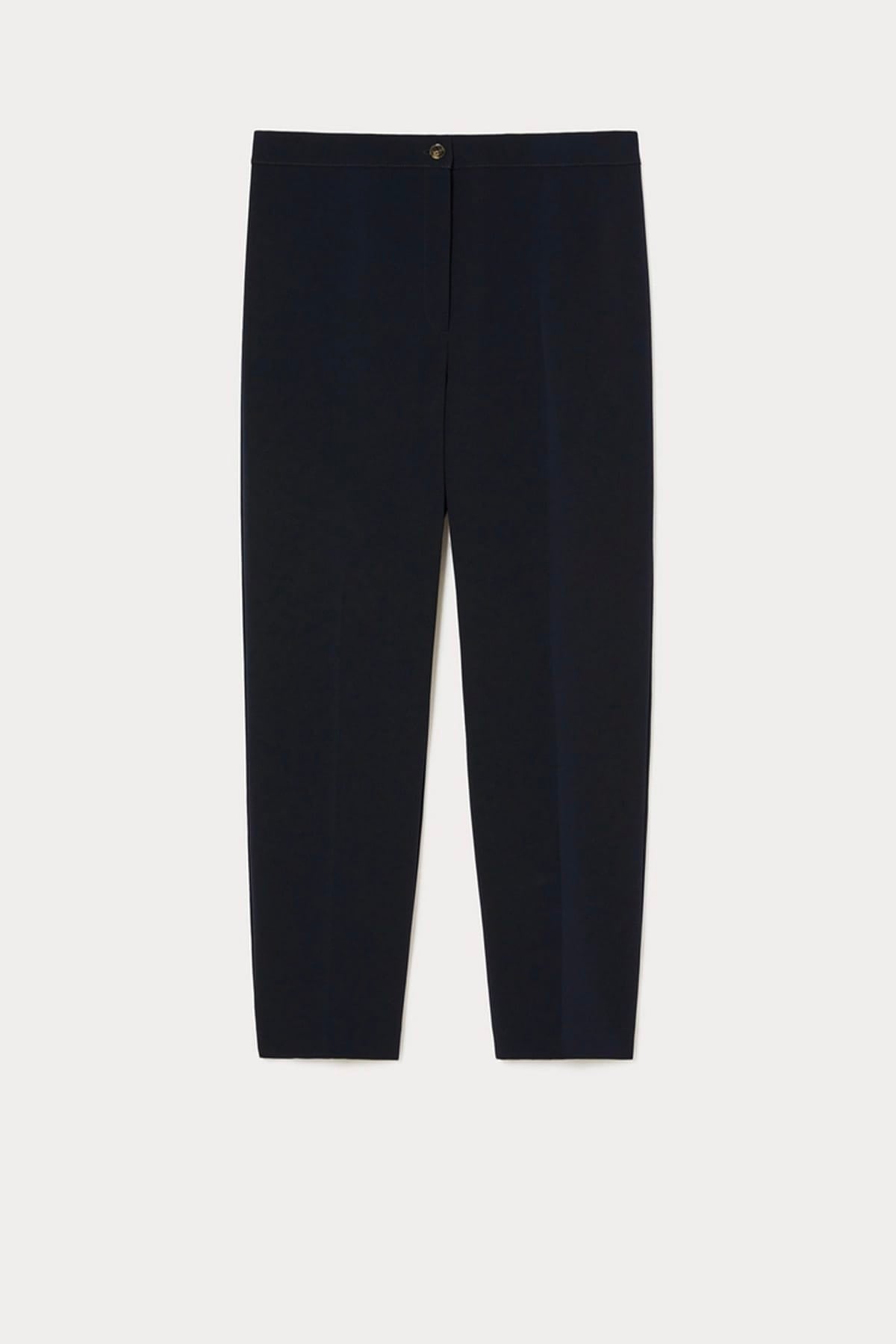 MAXMARA'S BRANDS PANTALONE LUNGO  BLU NOTTE / 11 Pantalone elegante blu donna Marina Rinaldi Ravel