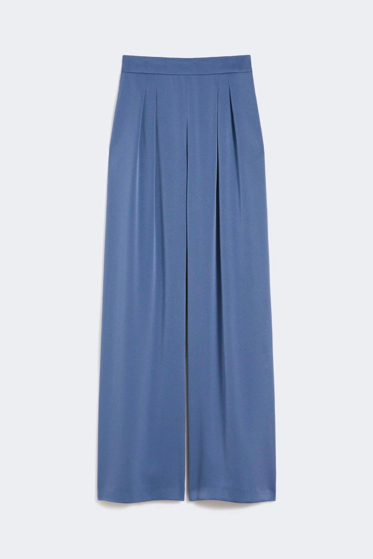 MAXMARA'S BRANDS PANTALONE LUNGO  BLU OPALE / 34 Pantalone ampio donna Max Mara Studio Elegante Msedivo