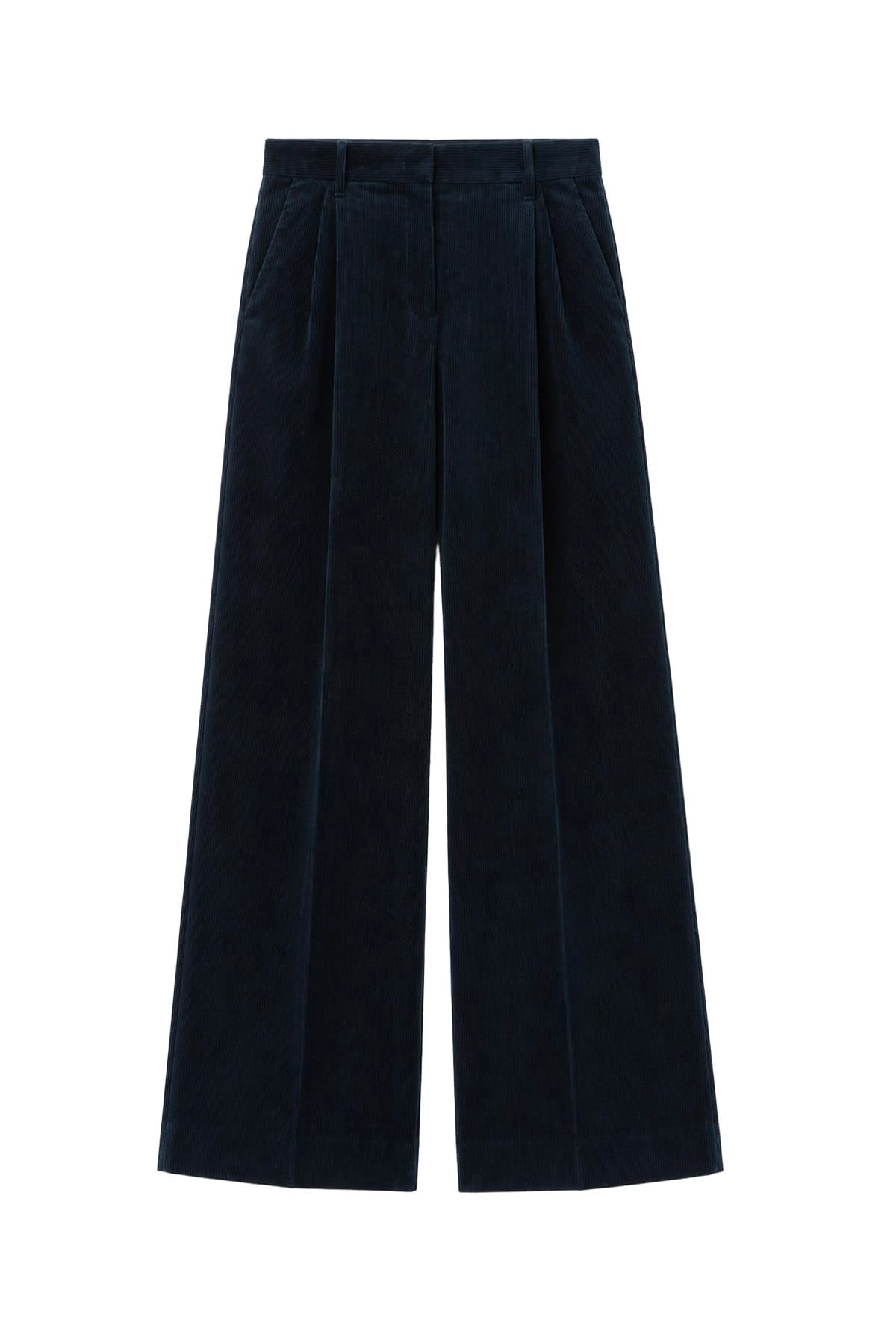 MAXMARA'S BRANDS PANTALONE LUNGO  BLU SCURO / 34 Pantaloni in velluto di cotone donna over 'S Max Mara Smmcorona