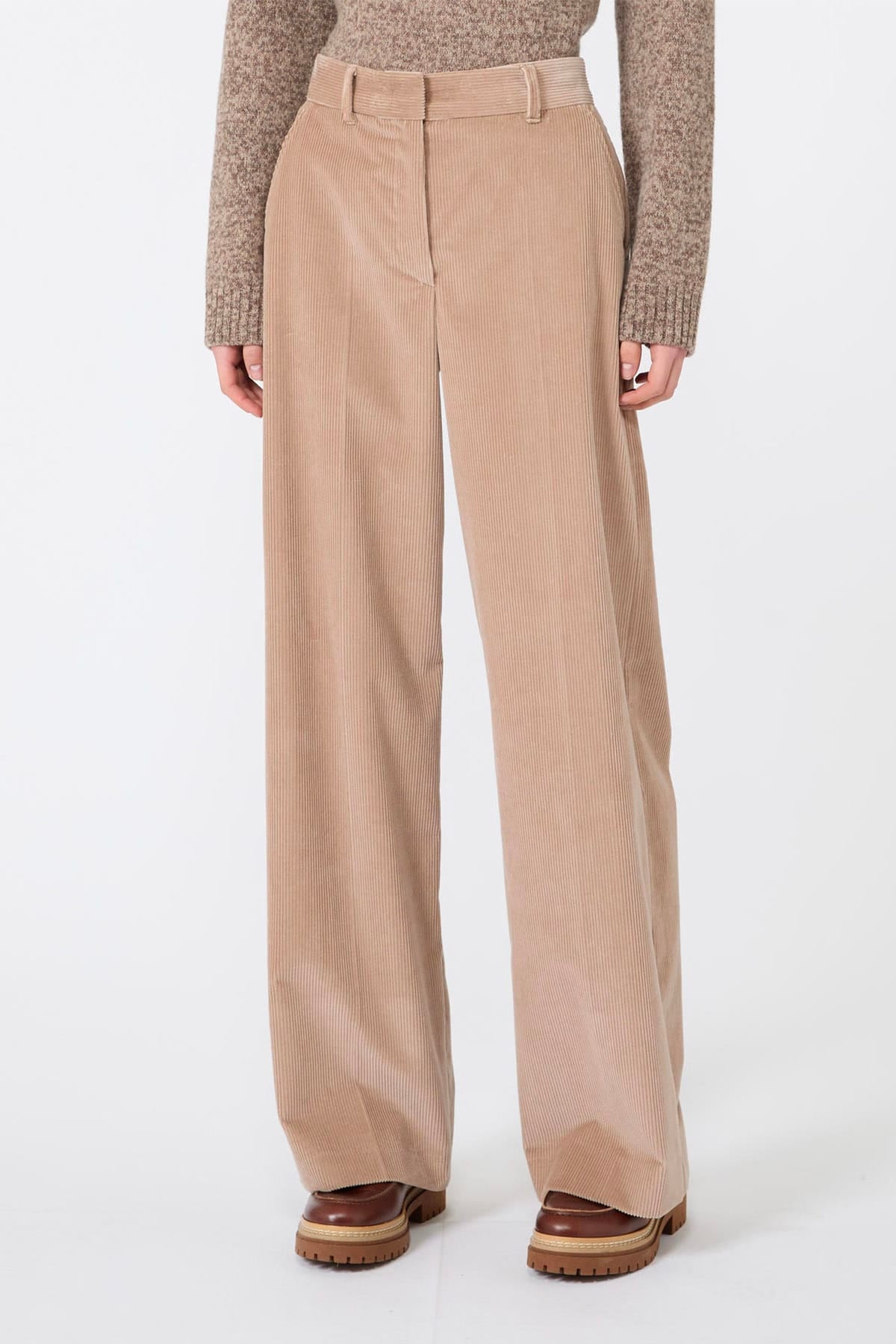 MAXMARA'S BRANDS PANTALONE LUNGO  CACHA / 34 Pantaloni in Velluto donna Max Mara Weekend Wkdtania