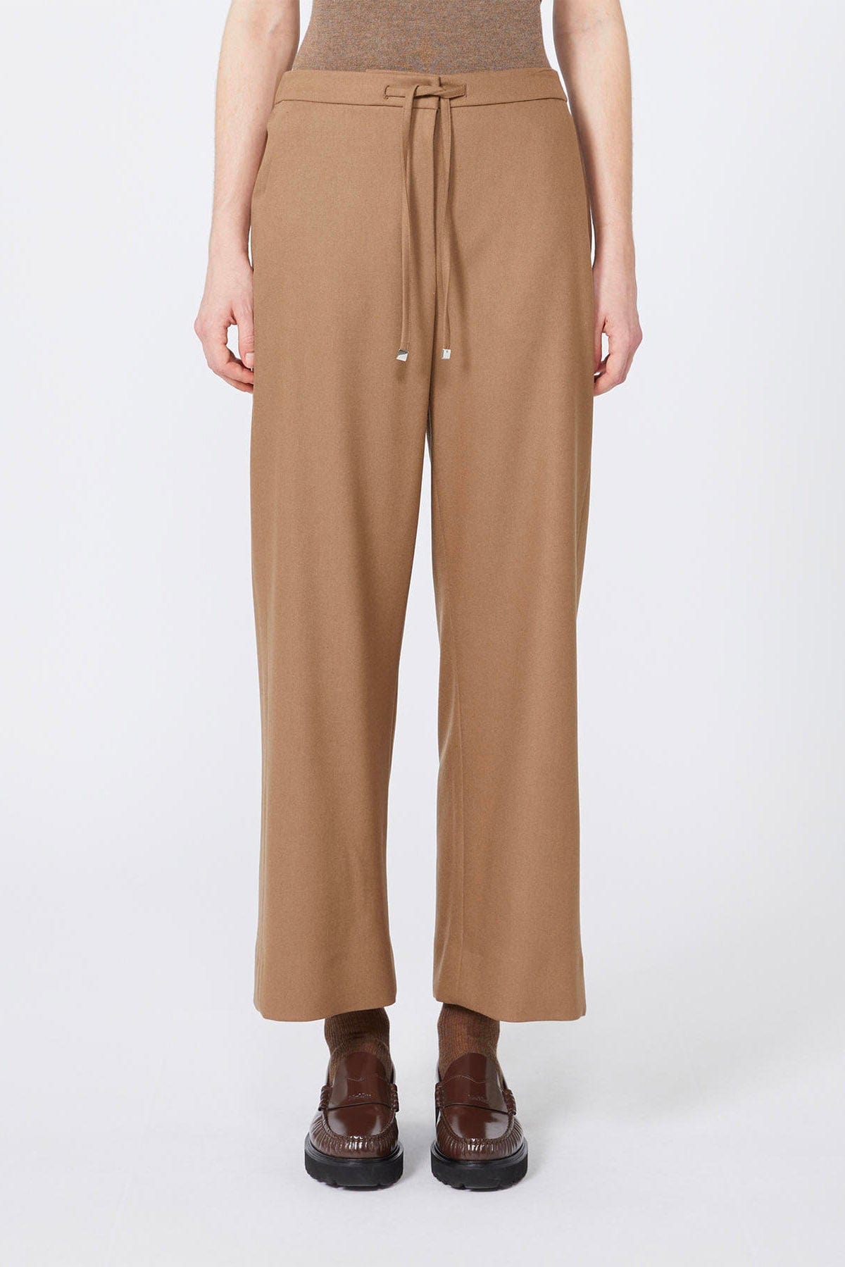 MAXMARA&#39;S BRANDS PANTALONE LUNGO  CAMMELLO / 34 Pantaloni donna &#39;S Max Mara Floria