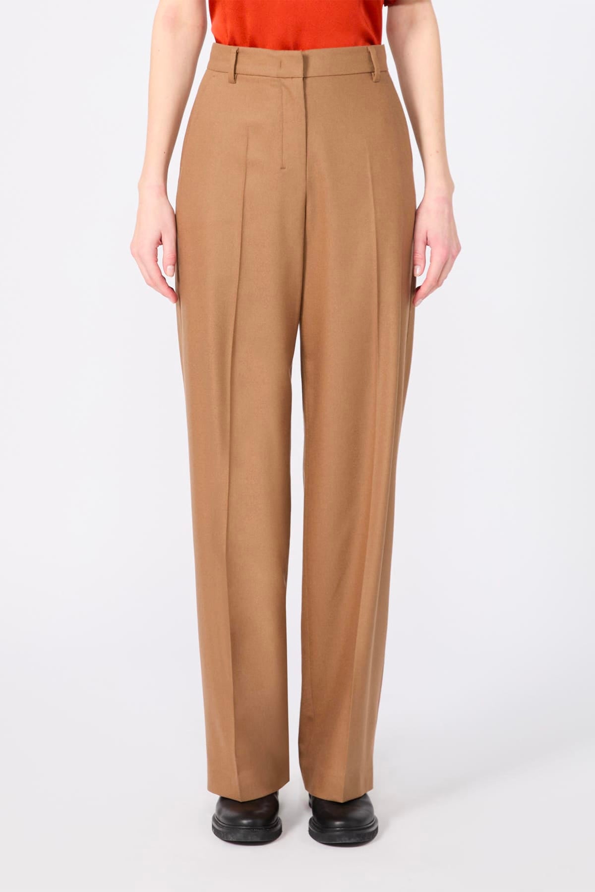 MAXMARA'S BRANDS PANTALONE LUNGO  CAMMELLO / 34 Pantaloni donna 'S Max Mara Smmcottage
