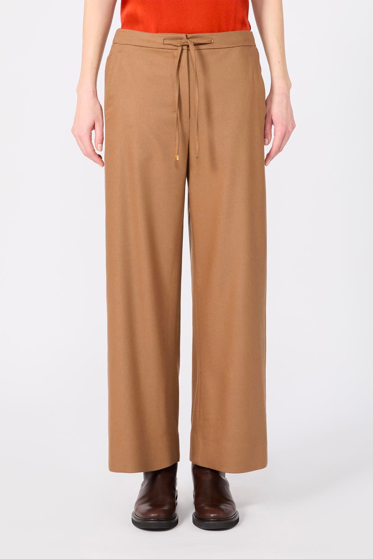 MAXMARA'S BRANDS PANTALONE LUNGO  BLU SCURO / 34 Pantaloni in flanella elastici donna 'S Max Mara Smmfloria