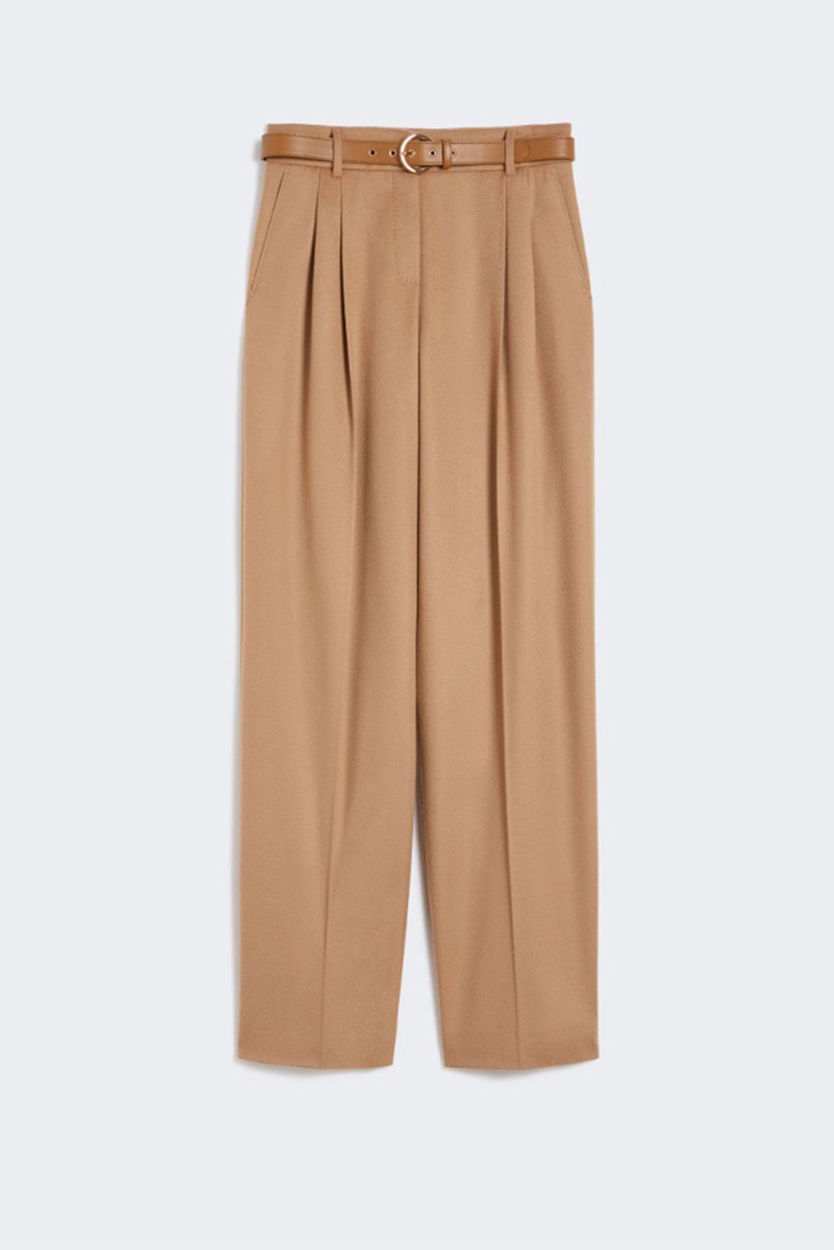MAXMARA&#39;S BRANDS PANTALONE LUNGO  CAMMELLO / 34 Pantaloni in lana donna Max Mara Studio Paride