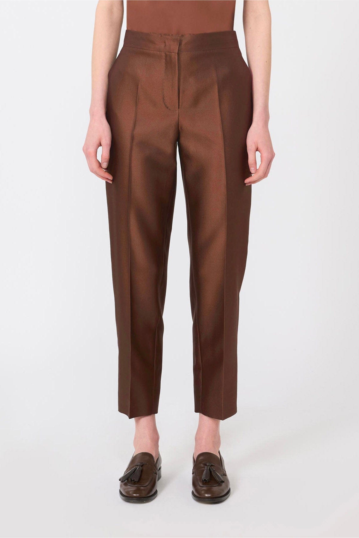 MAXMARA'S BRANDS PANTALONE LUNGO  CIOCCOLATO / 34 Pantaloni donna Max Mara Studio Mstzinco