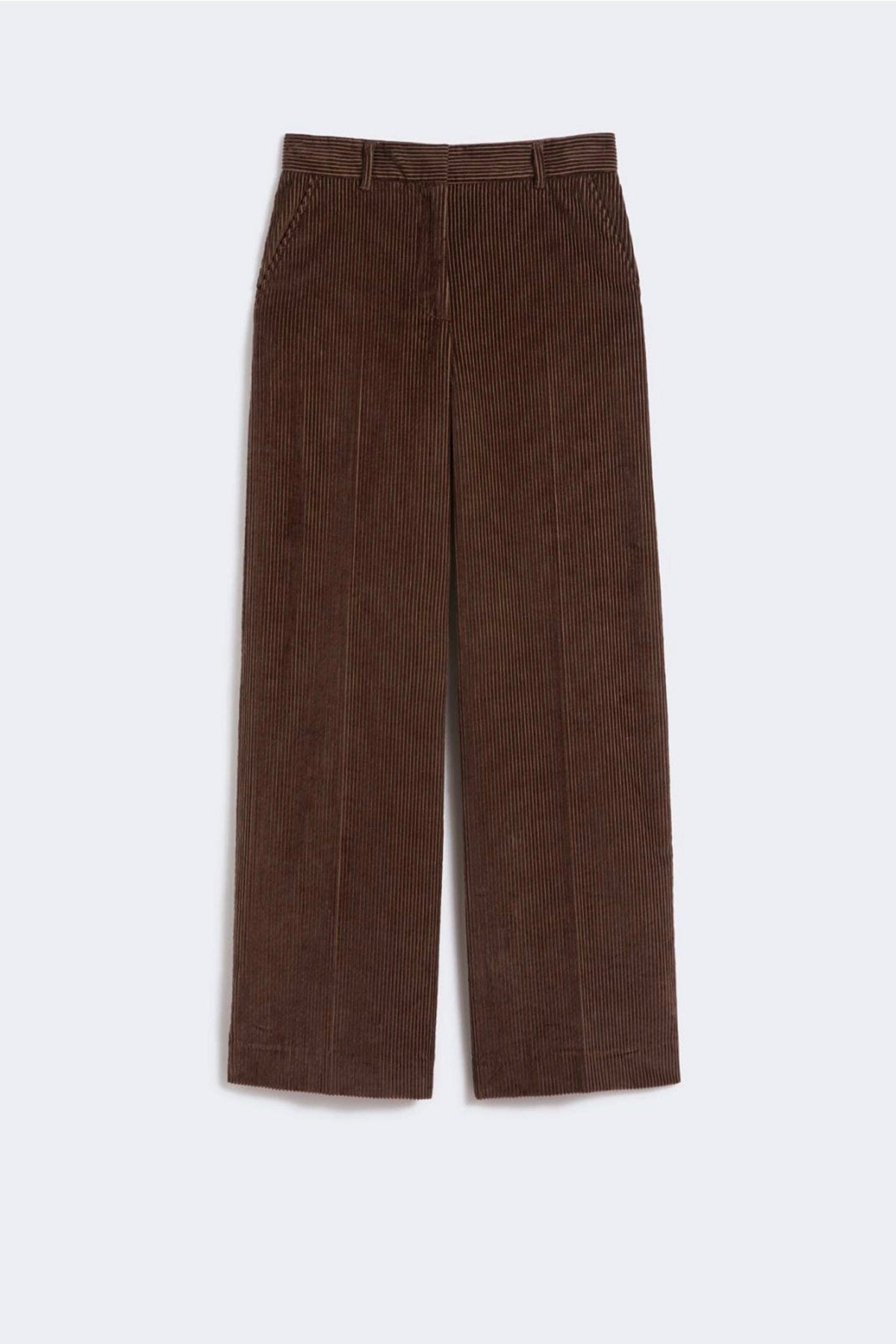 MAXMARA&#39;S BRANDS PANTALONE LUNGO  CIOCCOLATO / 34 Pantaloni in velluto di cotone donna Weekend Max Mara Tania