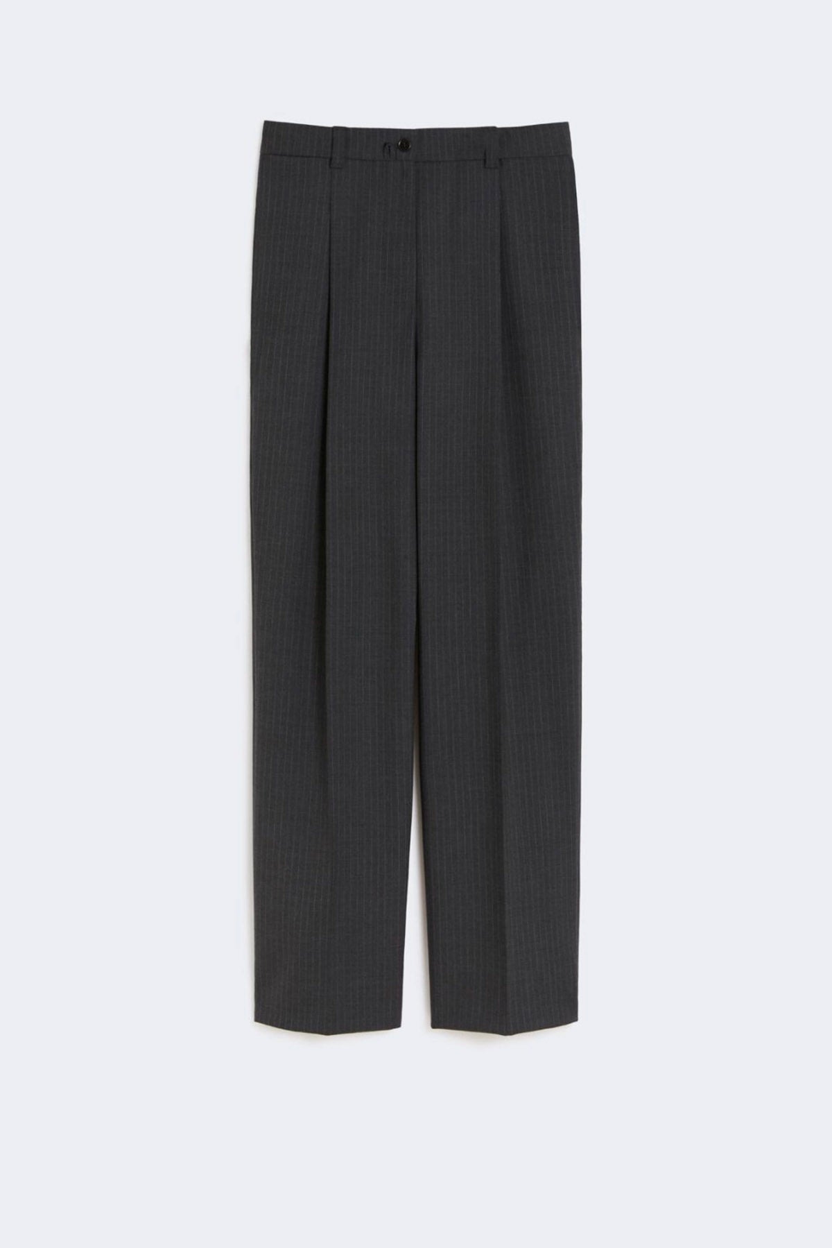 MAXMARA'S BRANDS PANTALONE LUNGO  GESSATO GRIGIO / 34 Pantaloni gessati grigi donna Max Mara Weekend Salsa