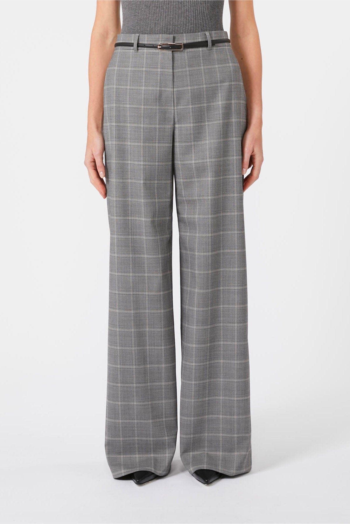 MAXMARA'S BRANDS PANTALONE LUNGO  GRIGIO / 34 Pantalone misto lana donna Studio Max Mara Mazurca