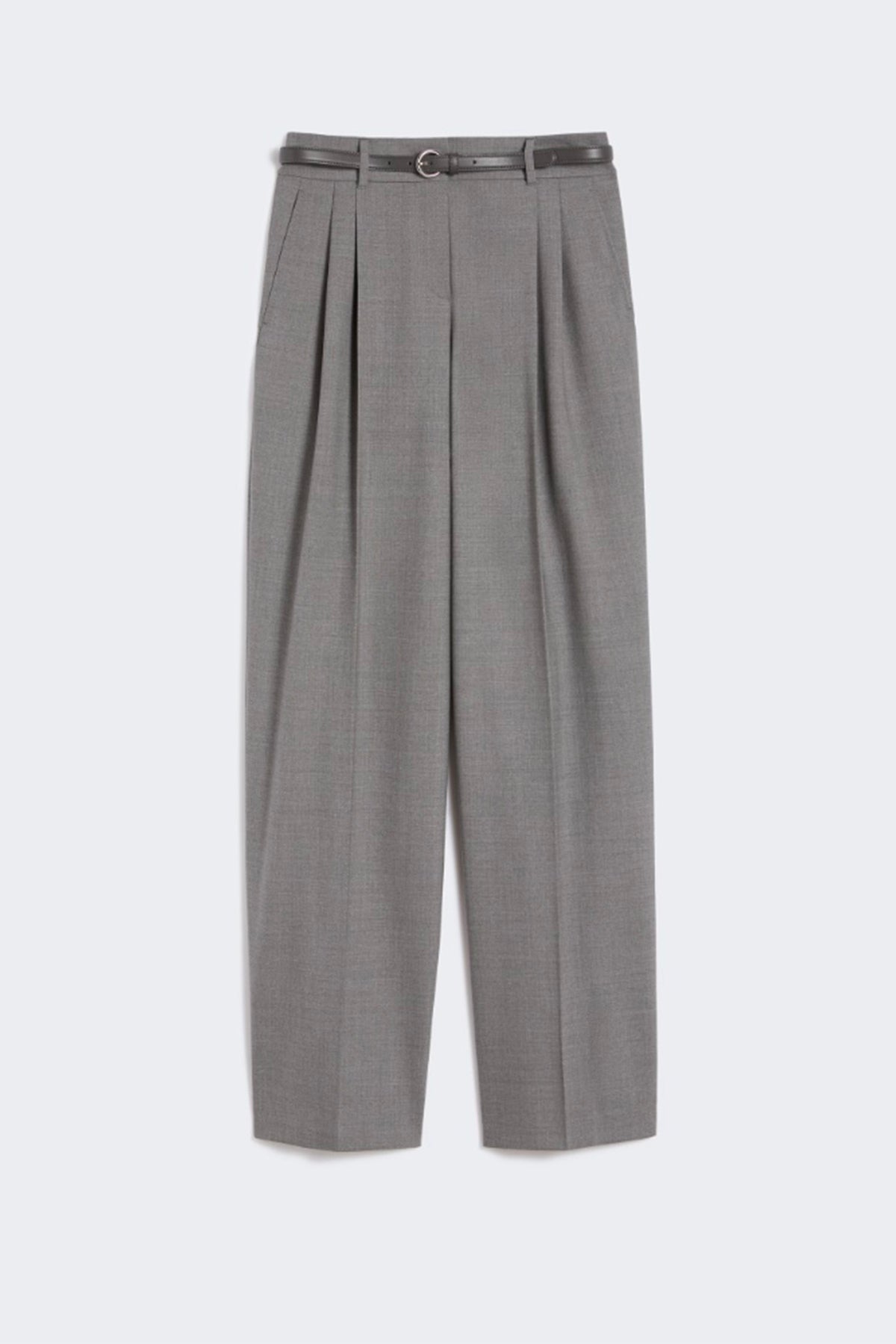 MAXMARA'S BRANDS PANTALONE LUNGO  GRIGIO / 34 Pantaloni in lana donna Max Mara Studio Entrata