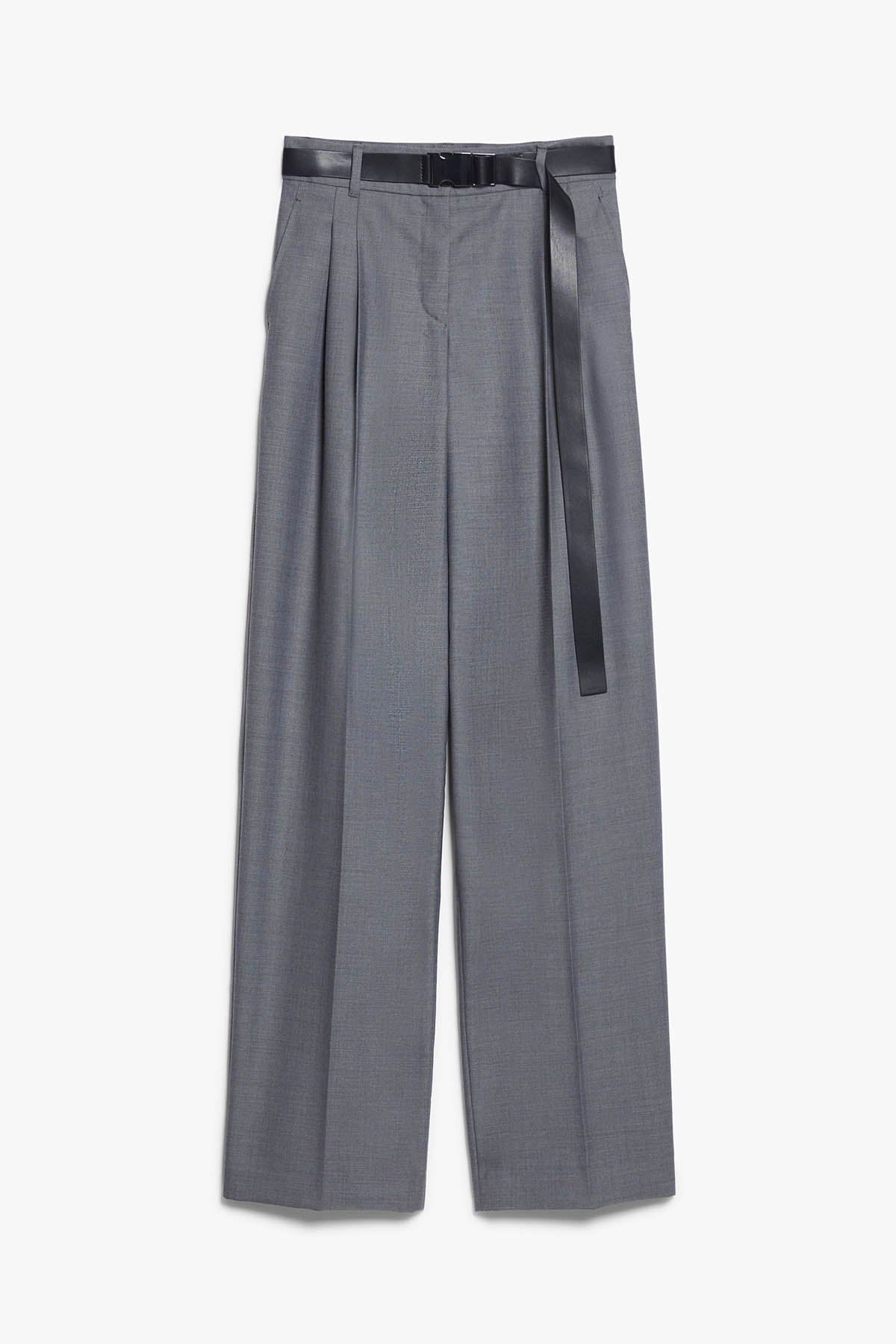 MAXMARA'S BRANDS PANTALONE LUNGO  GRIGIO MELANGE / 34 Pantaloni Donna Grigi Max Mara Studio Juanita