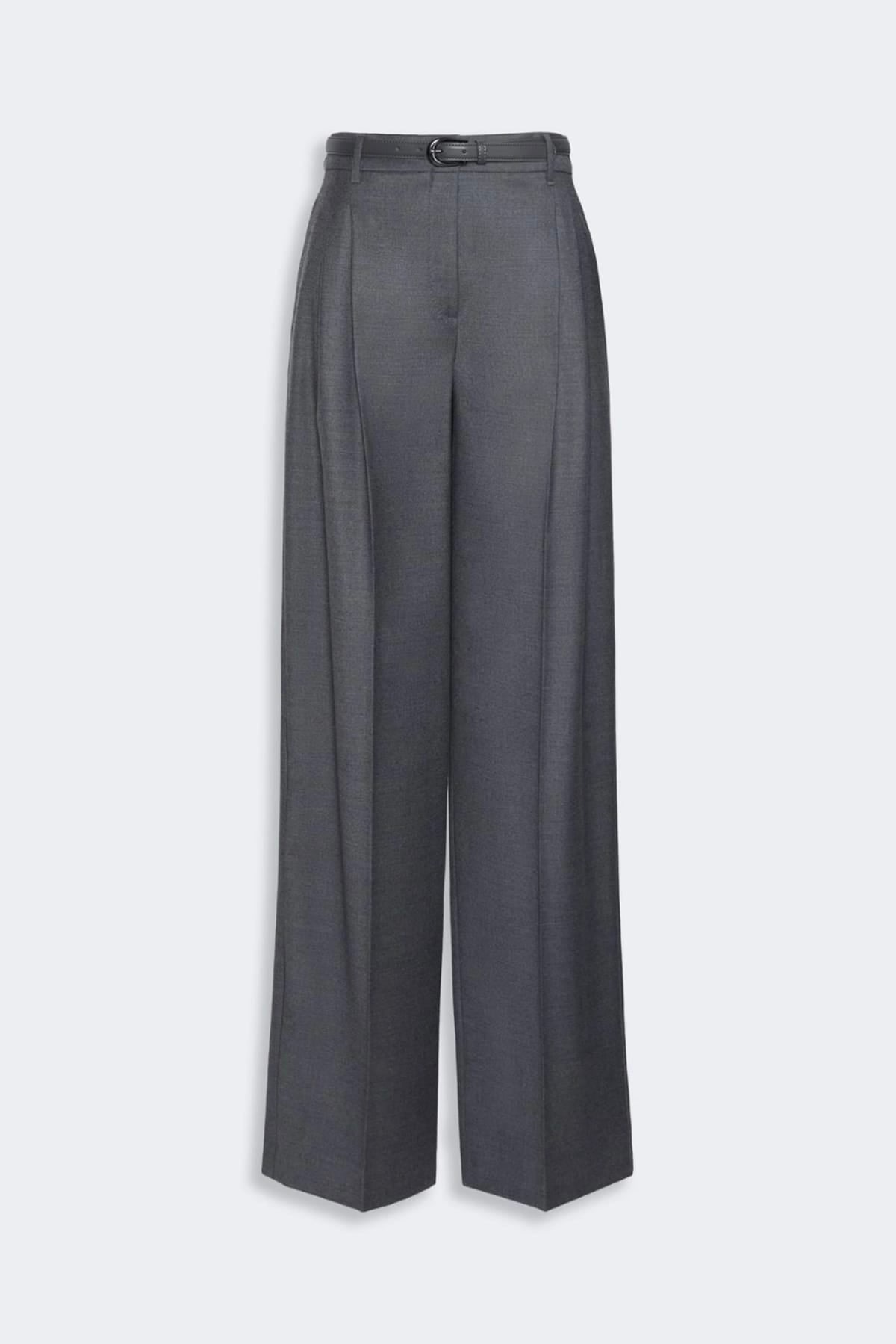 MAXMARA'S BRANDS PANTALONE LUNGO  GRIGIO SCURO / 34 Pantaloni donna Max Mara Studio Mstlago