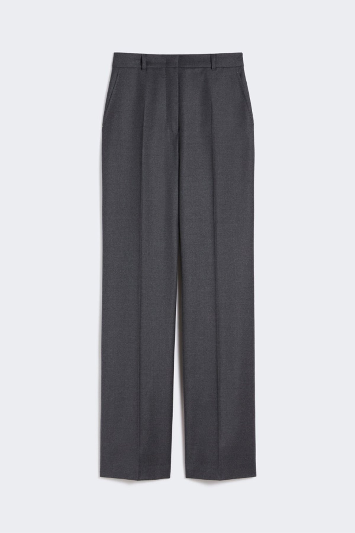 MAXMARA'S BRANDS PANTALONE LUNGO  GRIGIO SCURO / 34 Pantaloni grigi in lana Donna Max Mara Studio Lambro