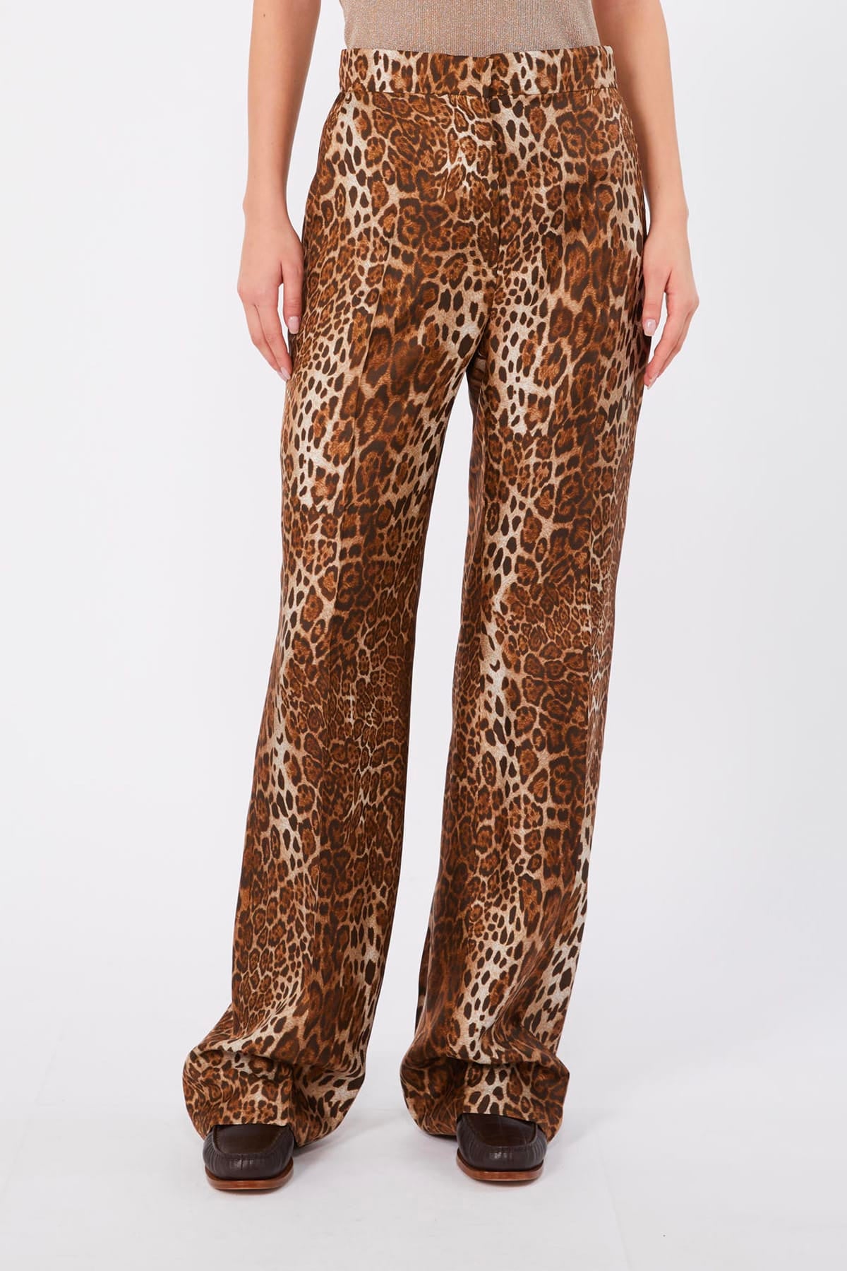 MAXMARA'S BRANDS PANTALONE LUNGO  MACULATO / 34 Pantaloni Maculati donna Max Mara Studio Mstromana