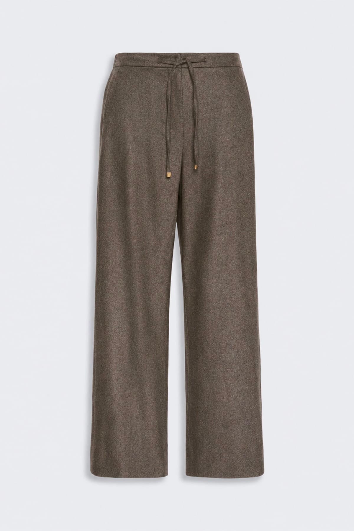 MAXMARA'S BRANDS PANTALONE LUNGO  MARRONE / 34 Pantaloni in flanella elastici donna 'S Max Mara Smmfloria