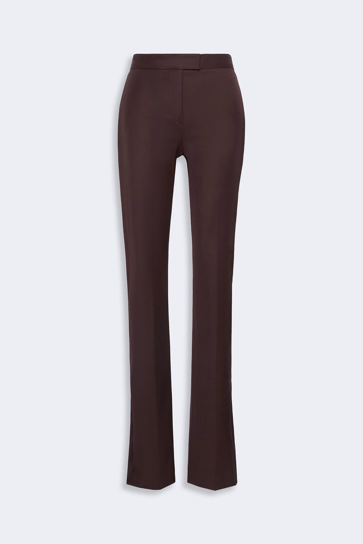 MAXMARA'S BRANDS PANTALONE LUNGO  MARRONE MOKA / 34 Pantaloni donna Sportmax Sfilata Spsguglia