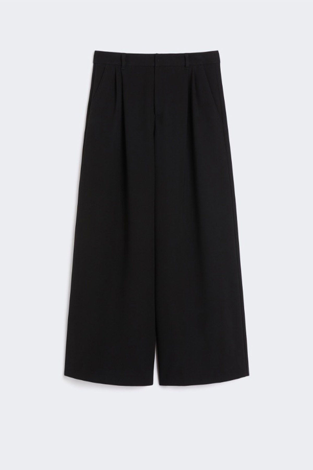 MAXMARA'S BRANDS PANTALONE LUNGO  NERO / 34 Pantalone fluido lungo donna 'S Max Mara Daniel