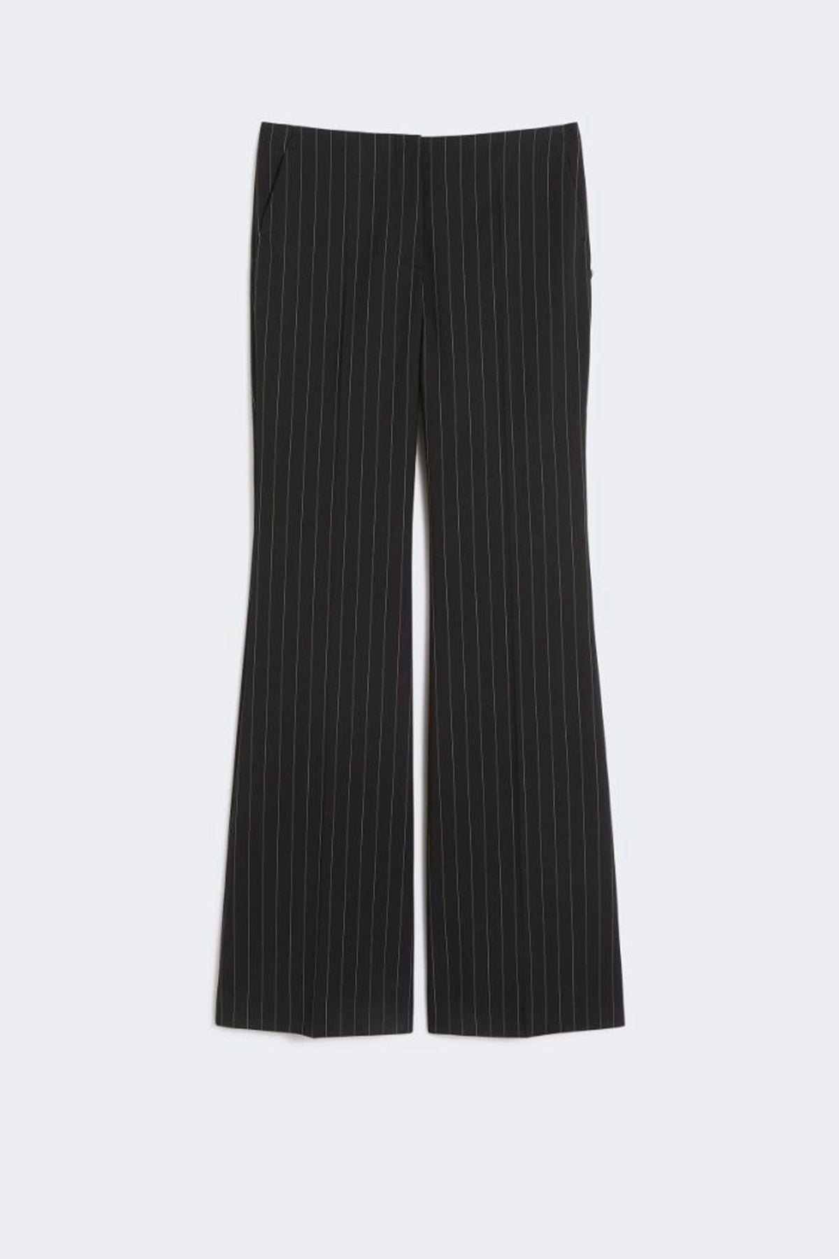 MAXMARA'S BRANDS PANTALONE LUNGO  NERO GESSATO / 34 Pantaloni neri gessati donna Sportmax Spxvisino