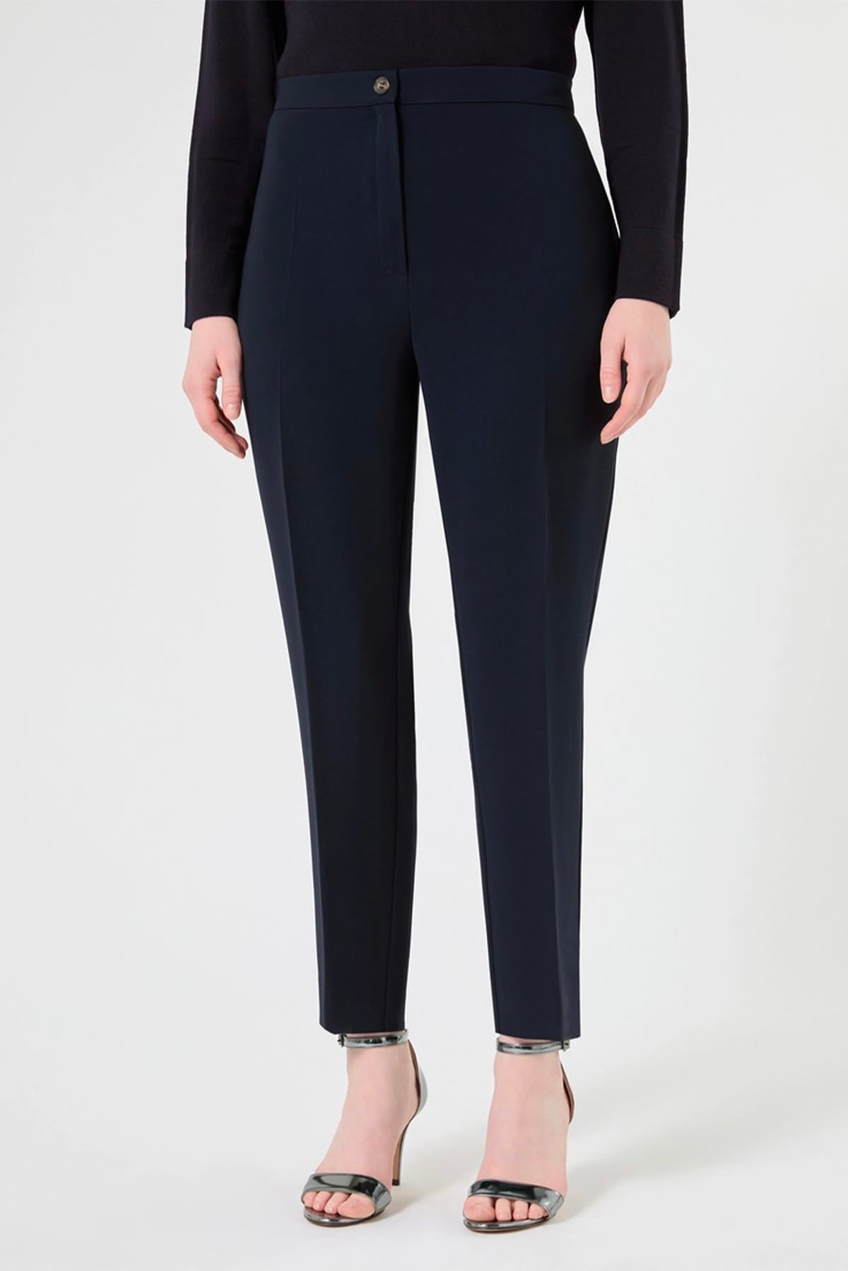 MAXMARA'S BRANDS PANTALONE LUNGO  Pantalone elegante blu donna Marina Rinaldi Ravel