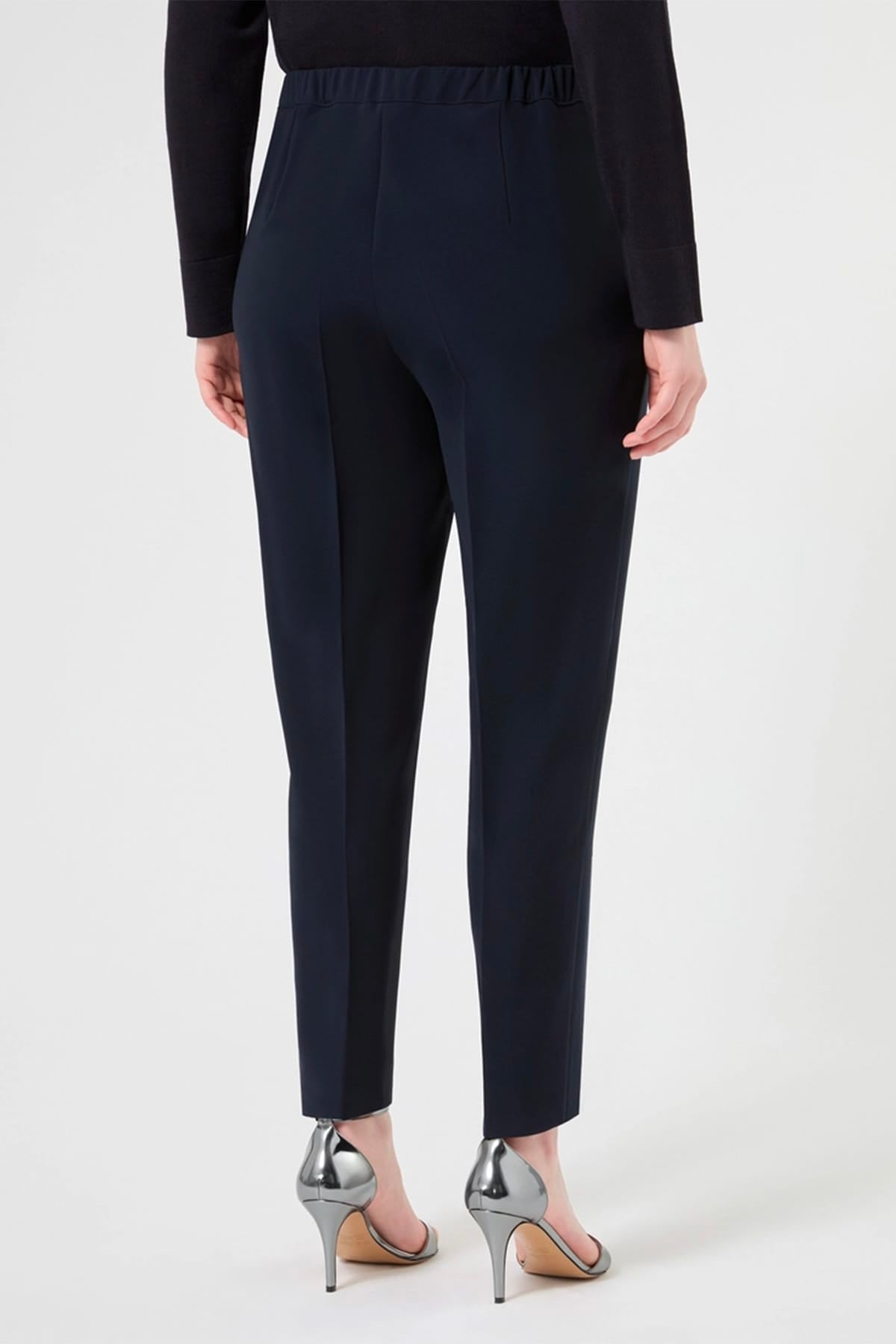 MAXMARA'S BRANDS PANTALONE LUNGO  Pantalone elegante blu donna Marina Rinaldi Ravel