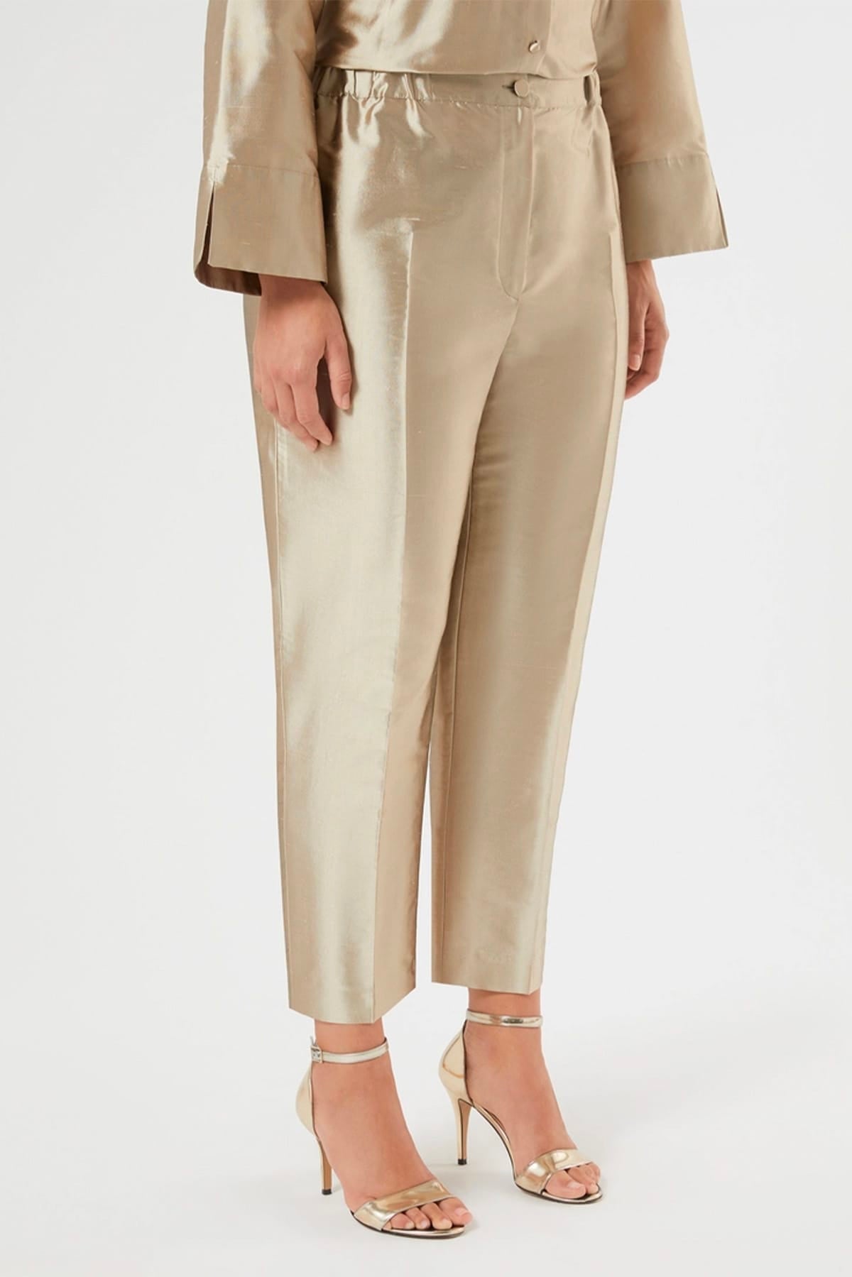 MAXMARA'S BRANDS PANTALONE LUNGO  Pantalone in seta donna Marina Rinaldi Mrnigeria