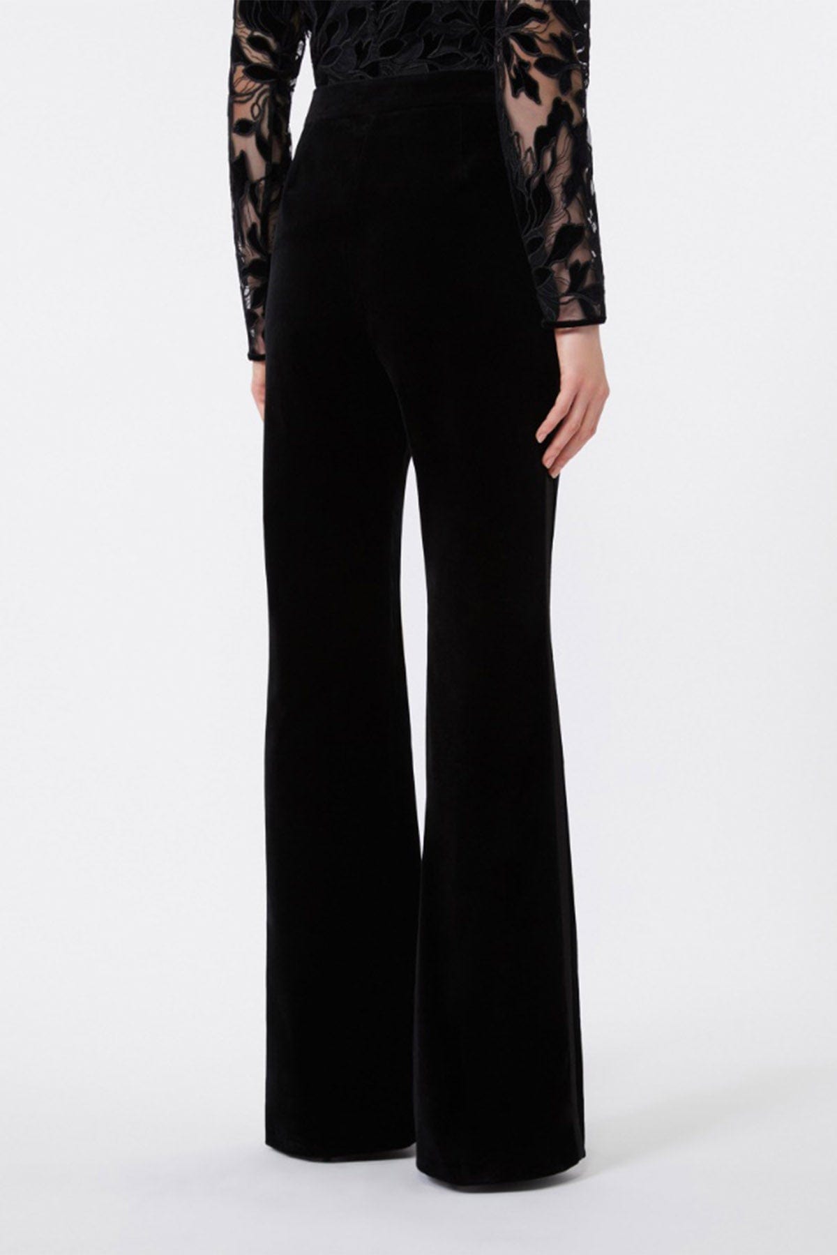 MAXMARA&#39;S BRANDS PANTALONE LUNGO  Pantalone lungo nero donna Max Mara Vetrino
