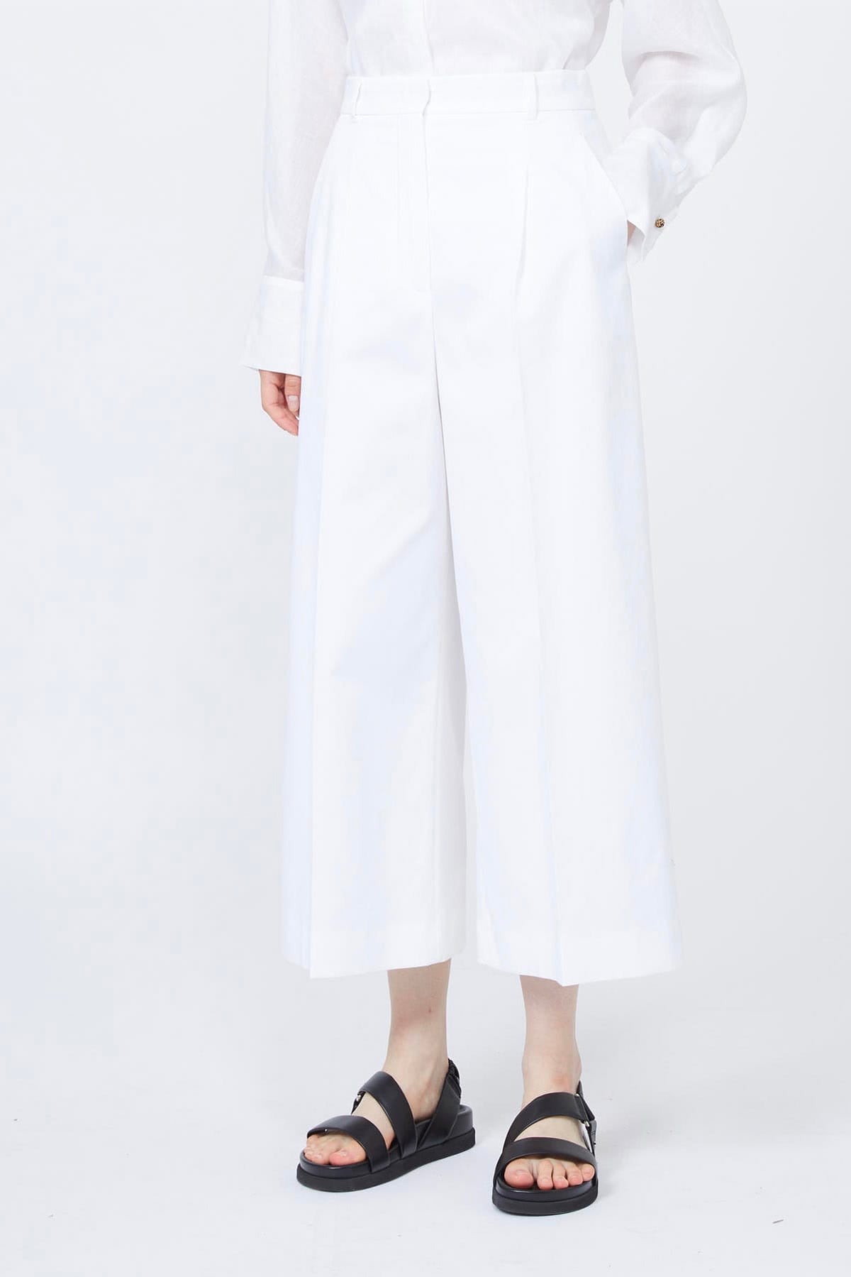 MAXMARA'S BRANDS PANTALONE LUNGO  Pantaloni bianchi donna Max Mara Studio Msttequila