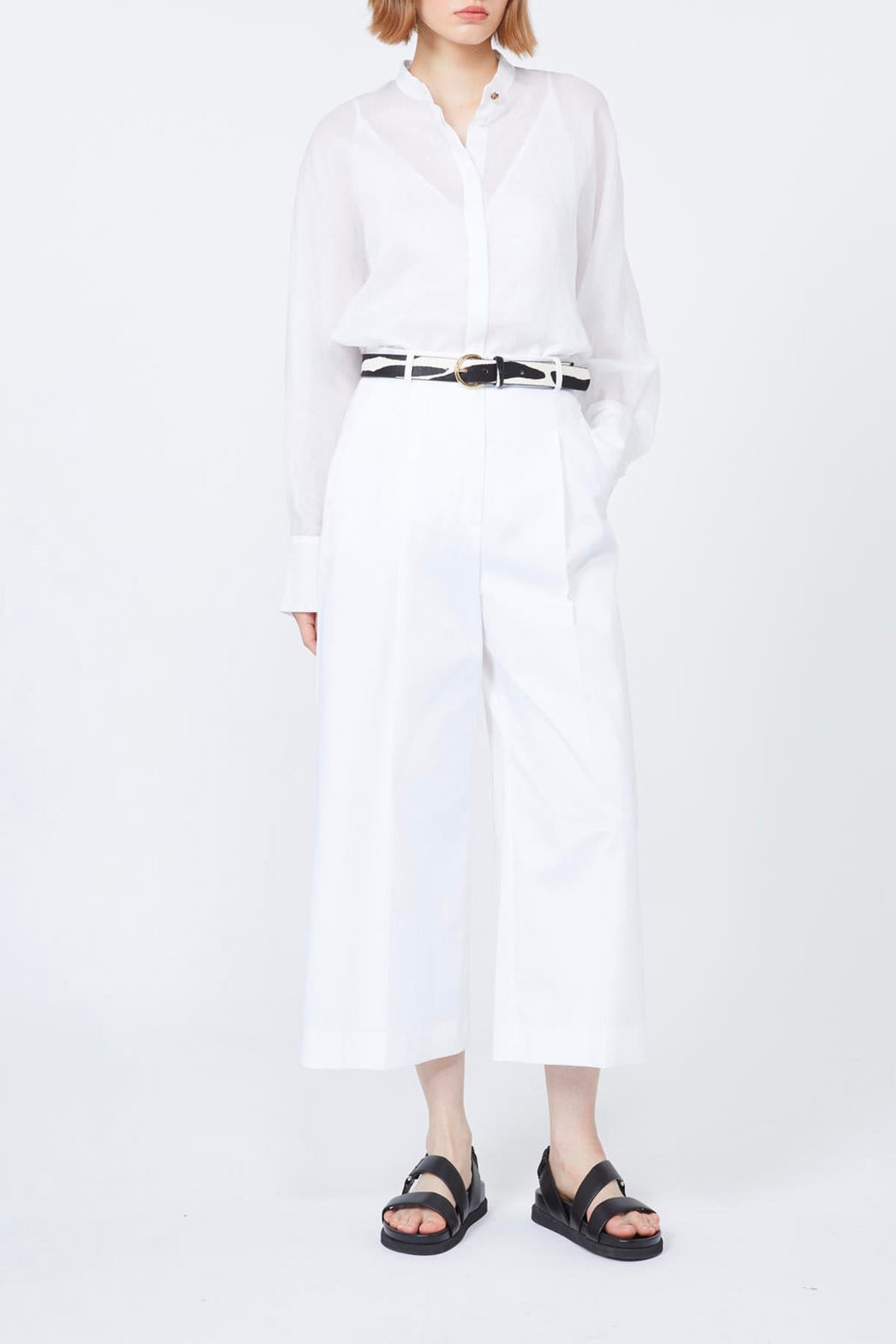 MAXMARA'S BRANDS PANTALONE LUNGO  Pantaloni bianchi donna Max Mara Studio Msttequila