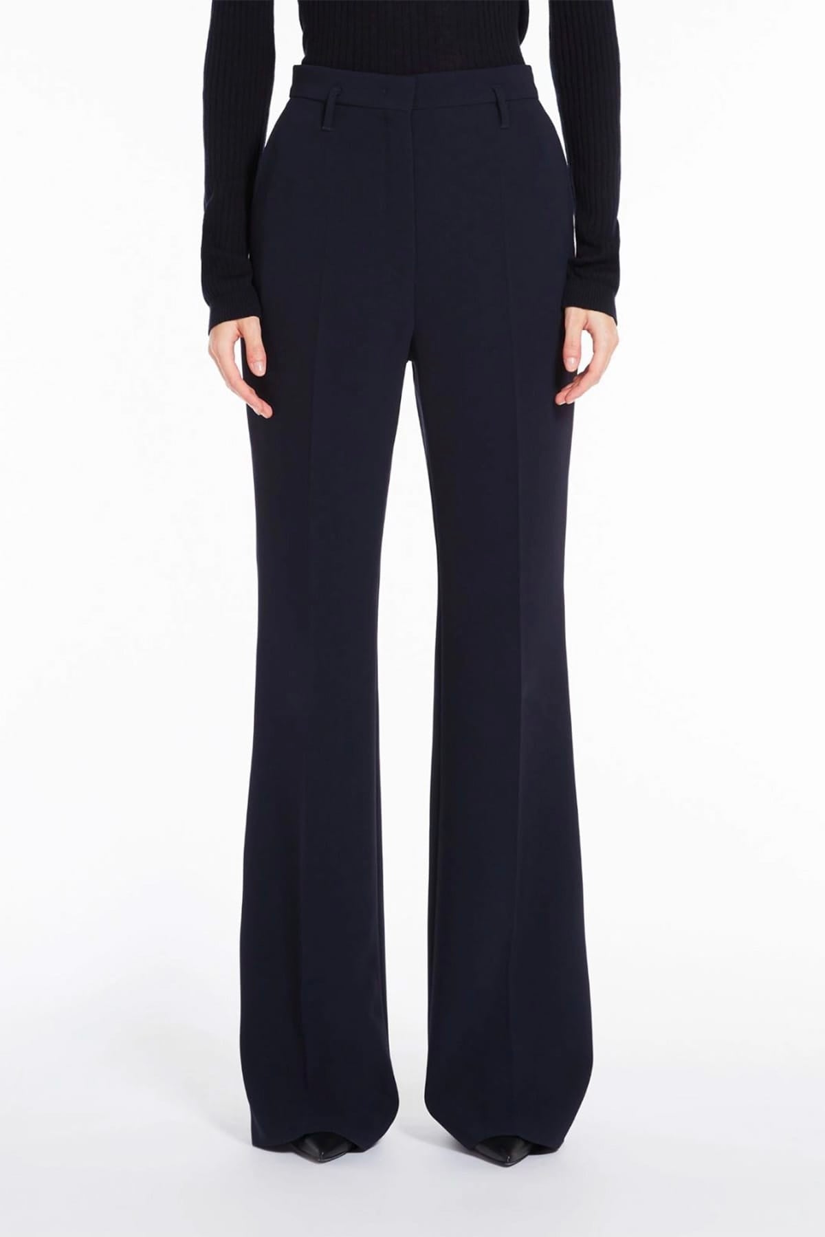 MAXMARA'S BRANDS PANTALONE LUNGO  Pantaloni blu donna Max Mara Studio Mstalabama