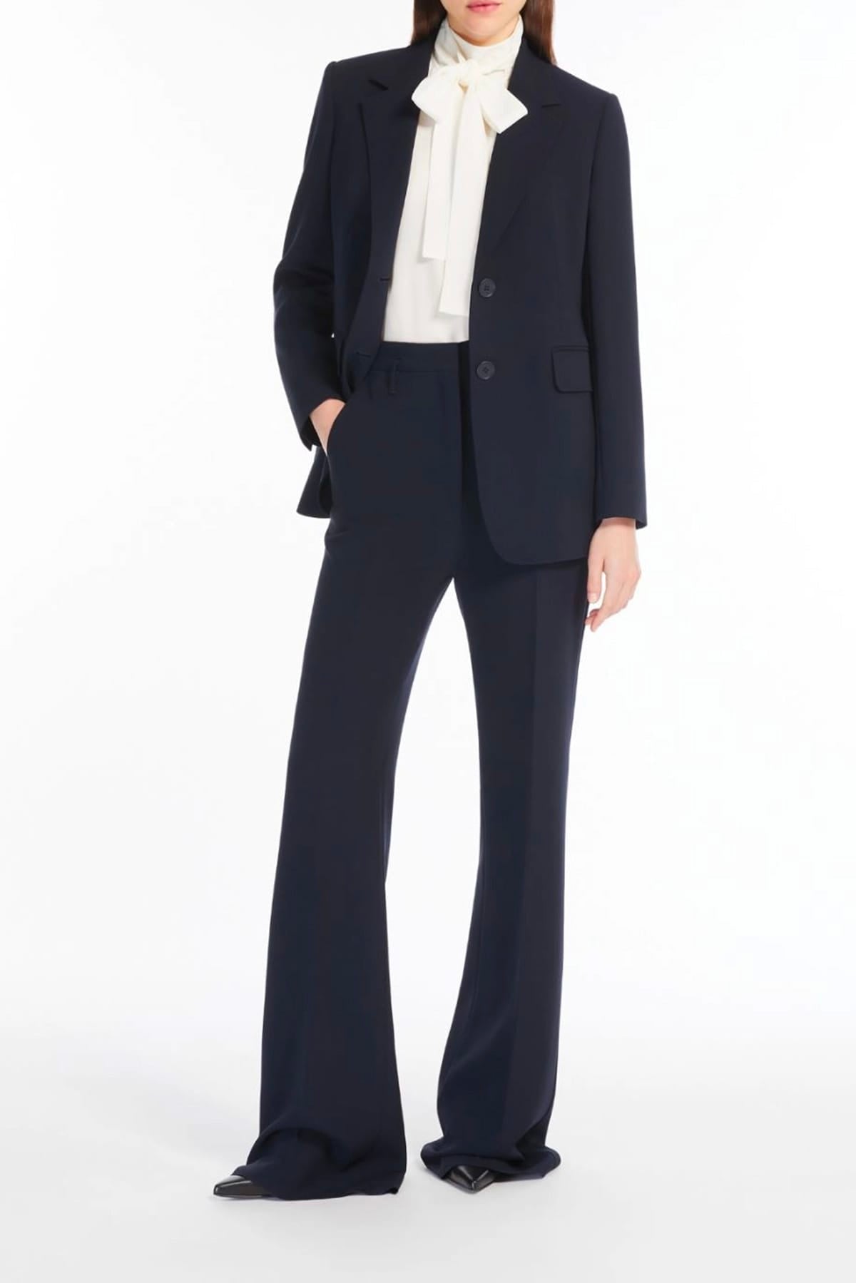 MAXMARA'S BRANDS PANTALONE LUNGO  Pantaloni blu donna Max Mara Studio Mstalabama