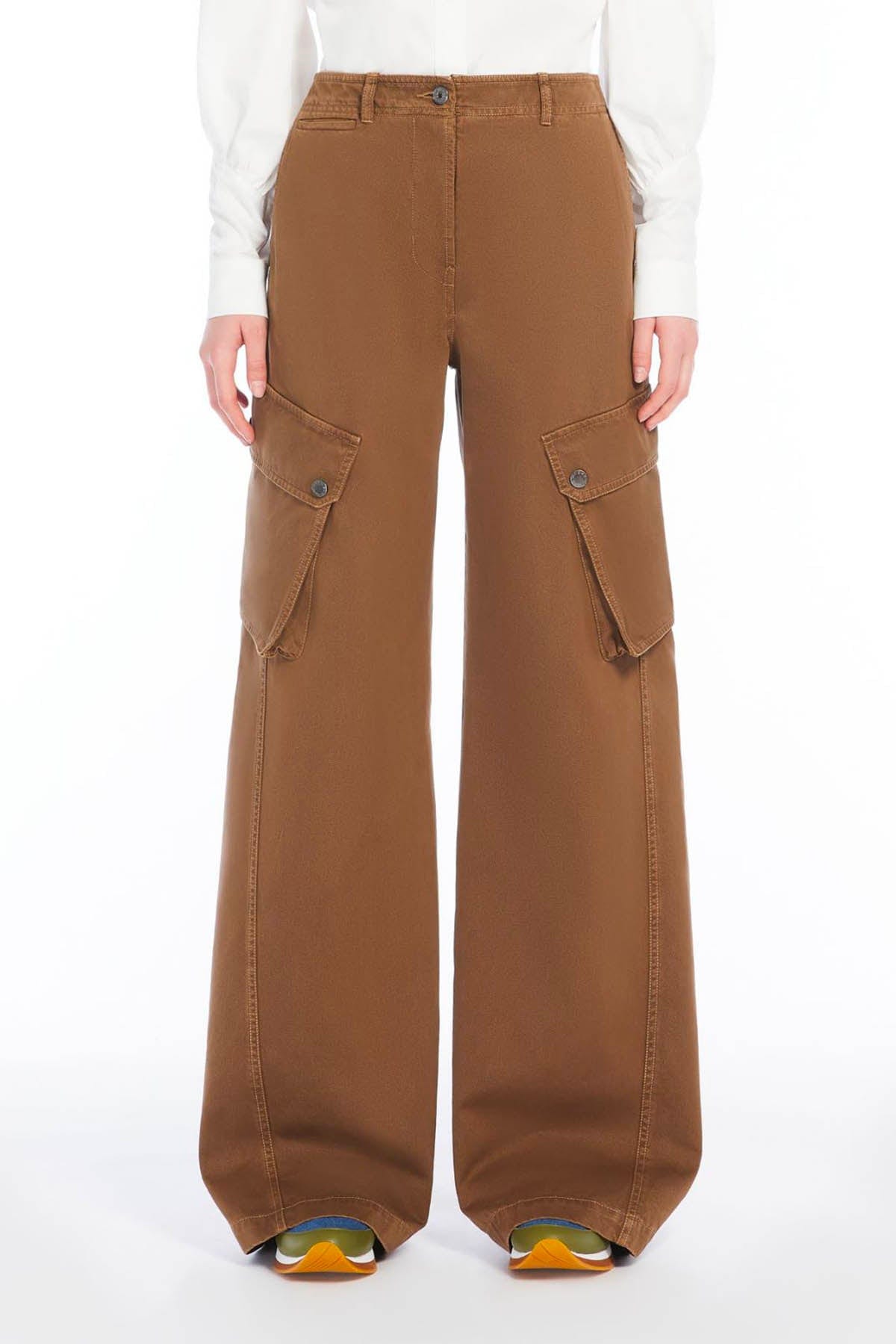 MAXMARA&#39;S BRANDS PANTALONE LUNGO  Pantaloni Cargo Donna Max Mara Weekend Elvy