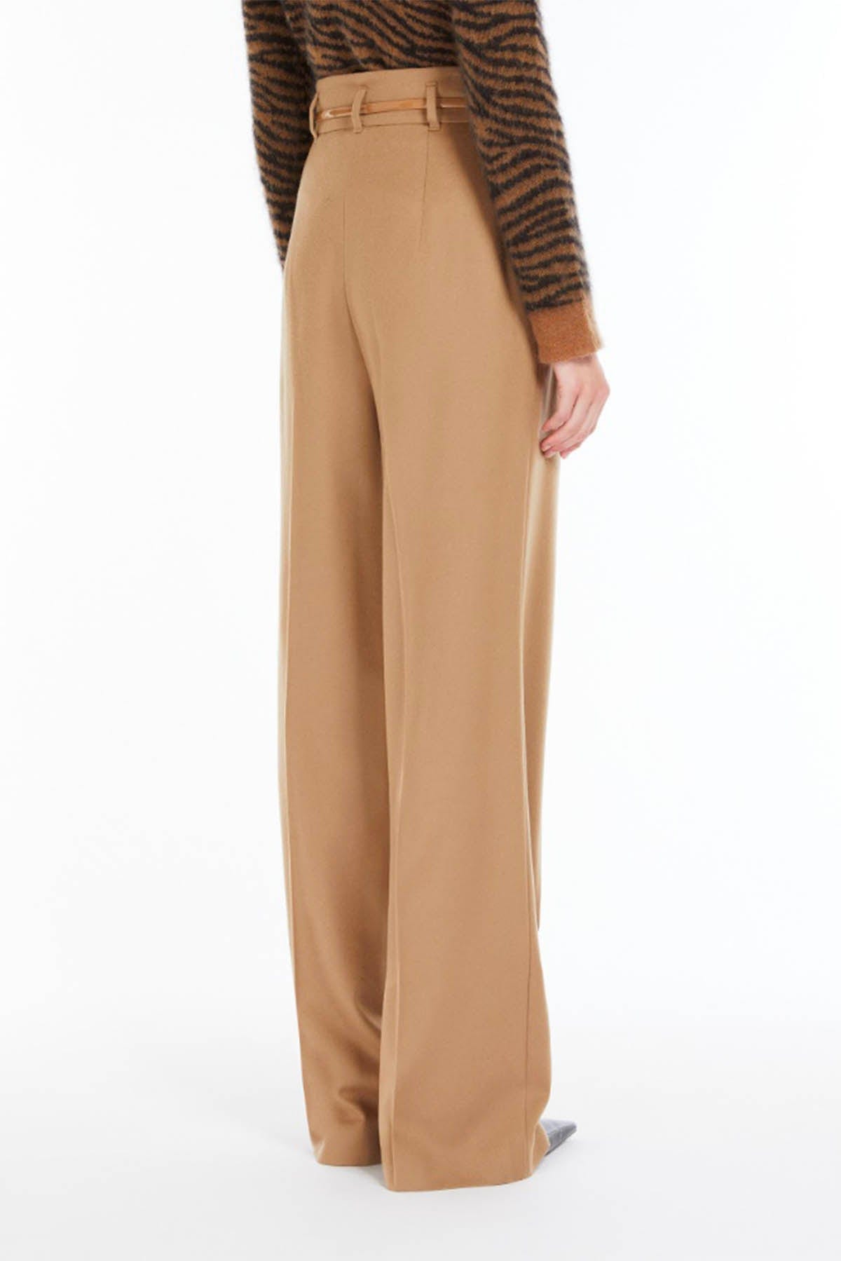 MAXMARA&#39;S BRANDS PANTALONE LUNGO  Pantaloni Donna Cammello Max Mara Studio Zac