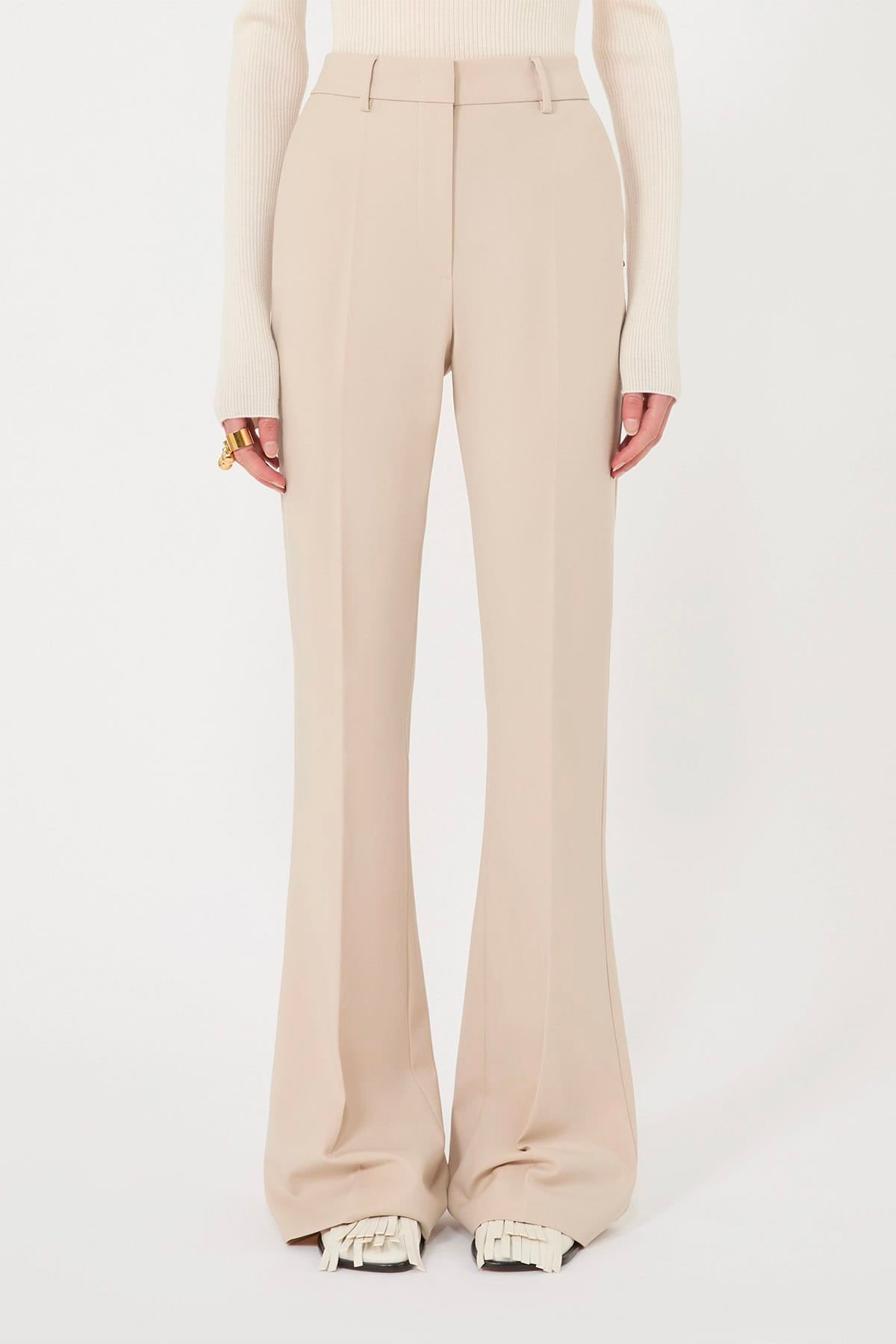 MAXMARA'S BRANDS PANTALONE LUNGO  BIANCO / 34 Pantaloni donna chiari Sportmax Spxfebe