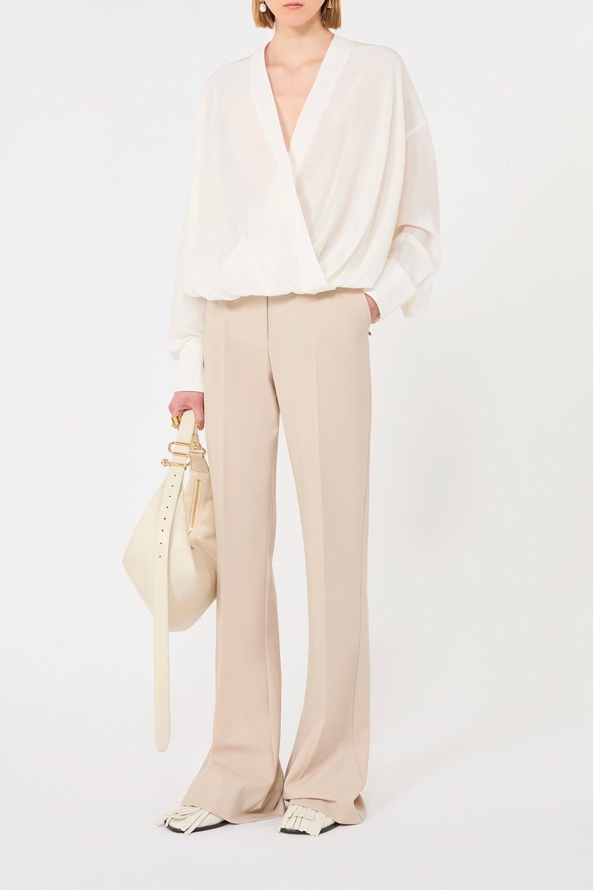 MAXMARA'S BRANDS PANTALONE LUNGO  Pantaloni donna chiari Sportmax Spxfebe