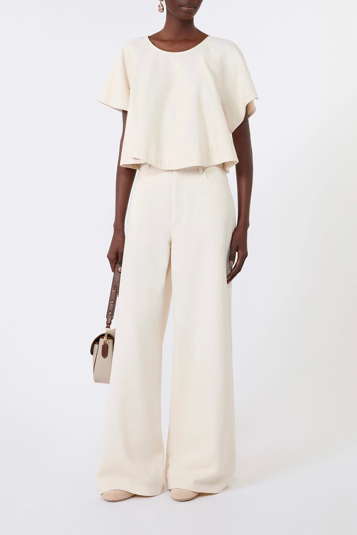 MAXMARA'S BRANDS PANTALONE LUNGO  ECRU / 34 Pantaloni donna ecru Max Mara Weekend Wkdcanneti