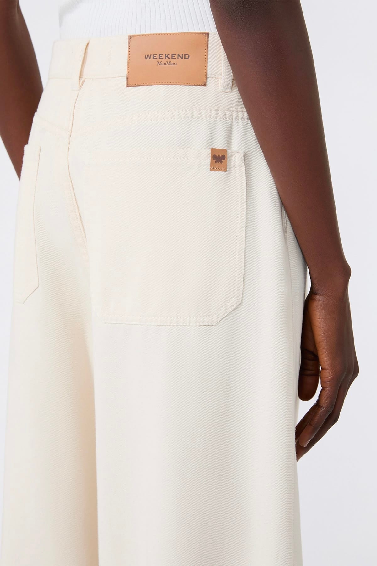 MAXMARA'S BRANDS PANTALONE LUNGO  Pantaloni donna ecru Max Mara Weekend Wkdcanneti
