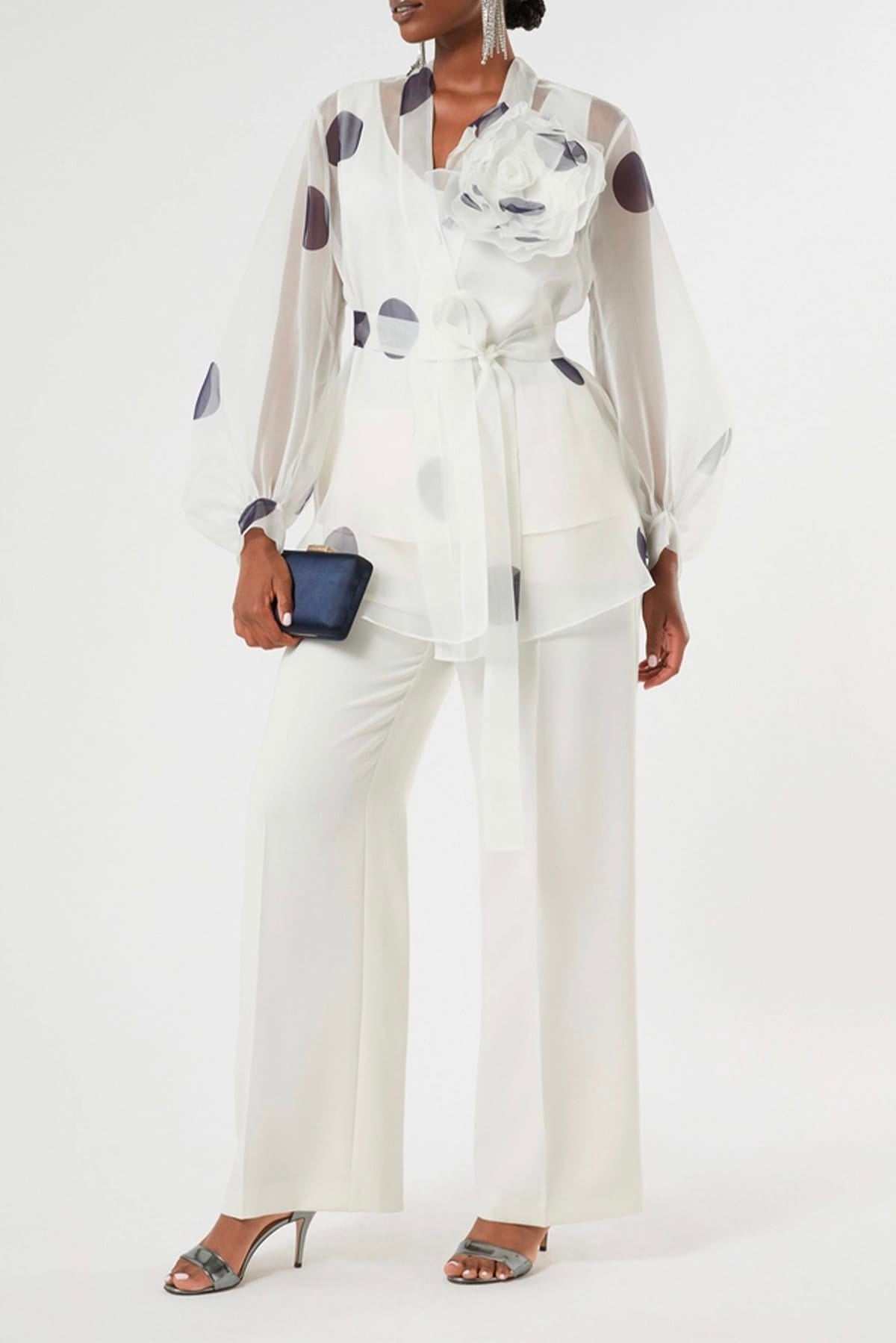 MAXMARA'S BRANDS PANTALONE LUNGO  Pantaloni donna eleganti Marina Rinaldi Riccor