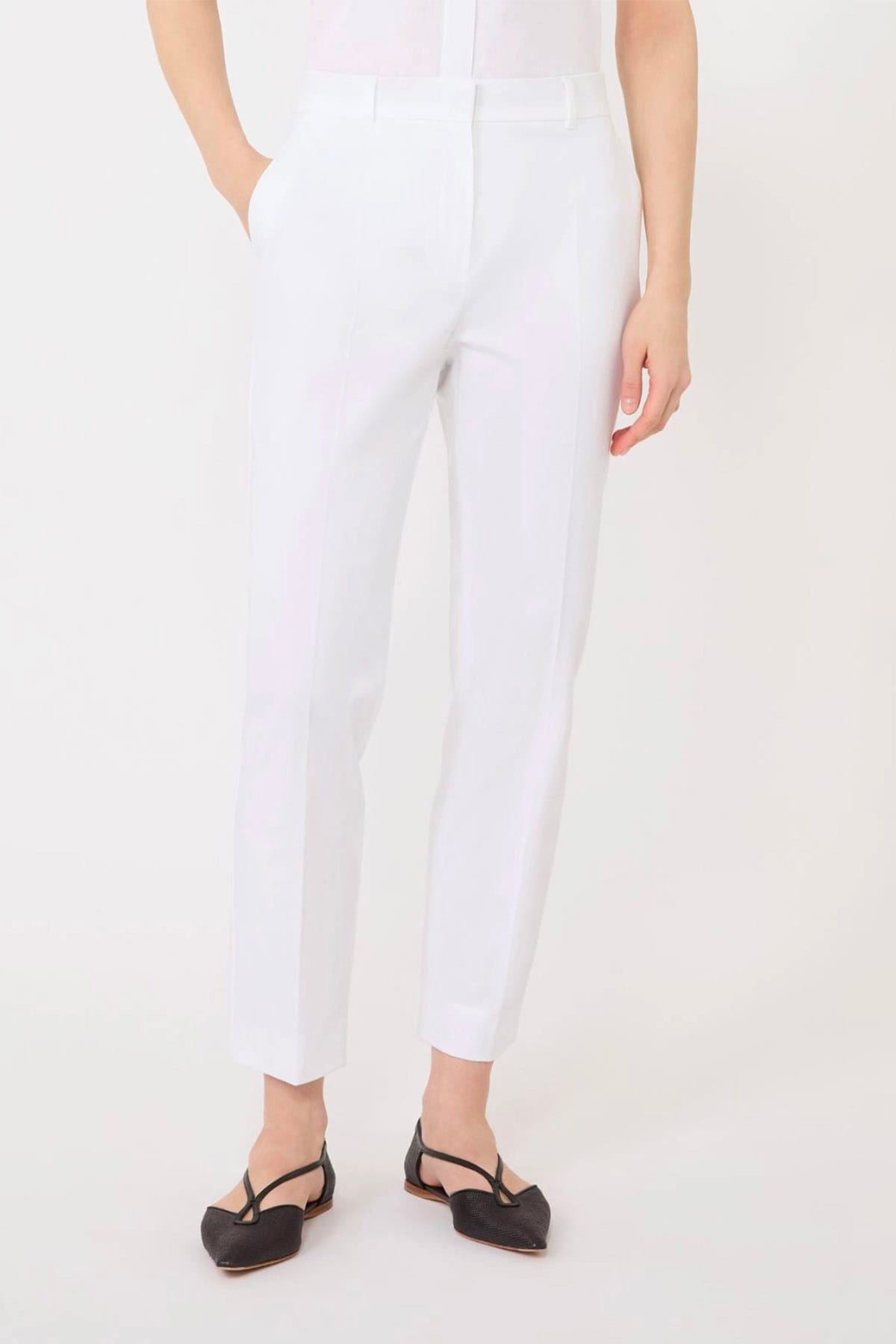 MAXMARA'S BRANDS PANTALONE LUNGO  Pantaloni donna in cotone Max Mara Studio Mstcarpa