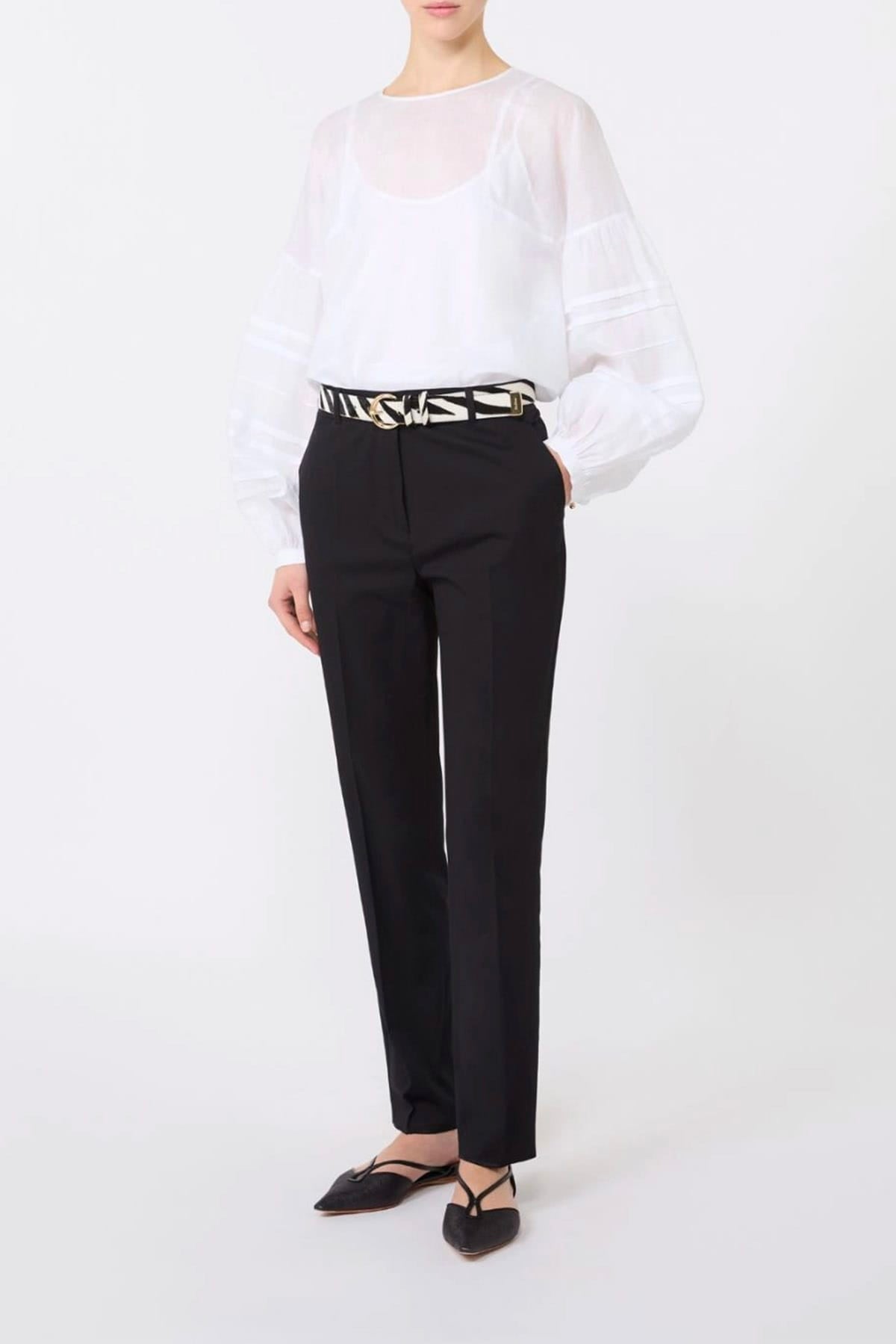 MAXMARA'S BRANDS PANTALONE LUNGO  Pantaloni donna in cotone Max Mara Studio Mstcarpa