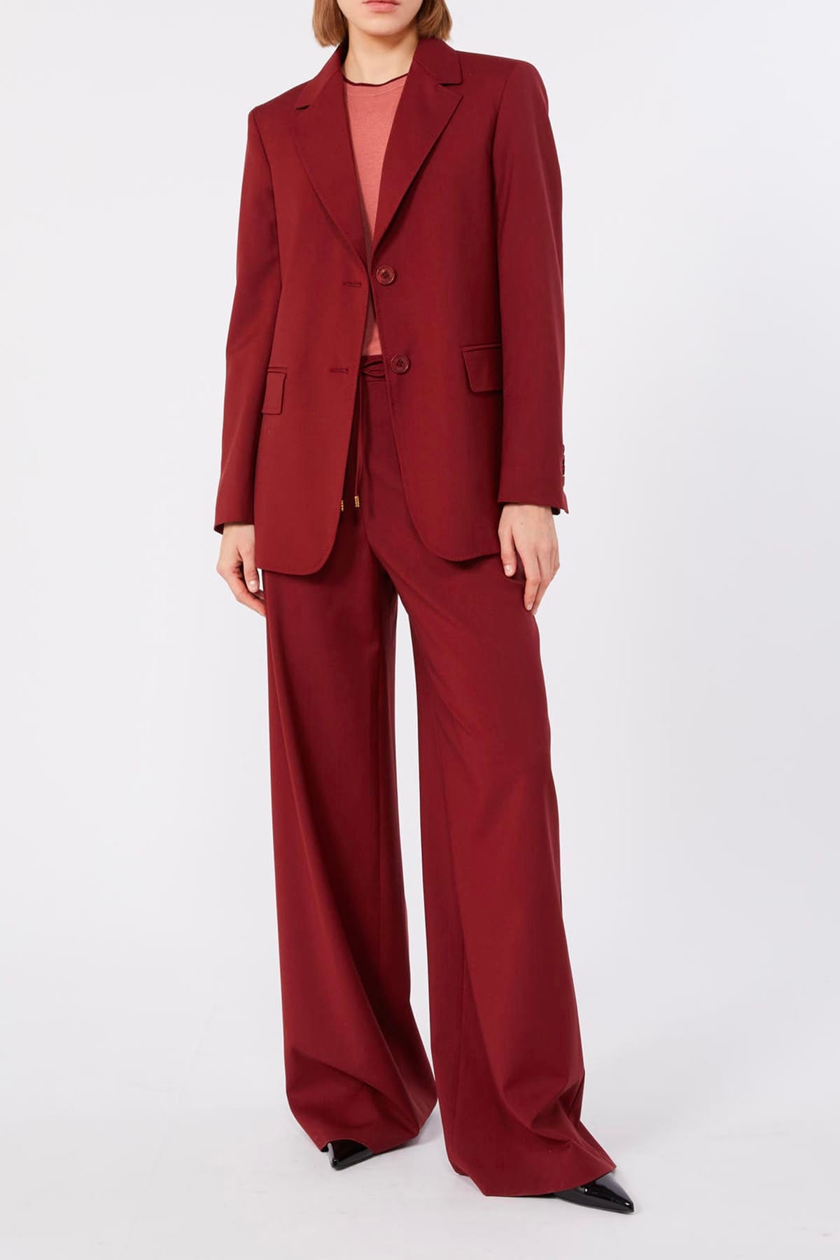 MAXMARA'S BRANDS PANTALONE LUNGO  Pantaloni donna in lana Max Mara Studio Mstcrisma