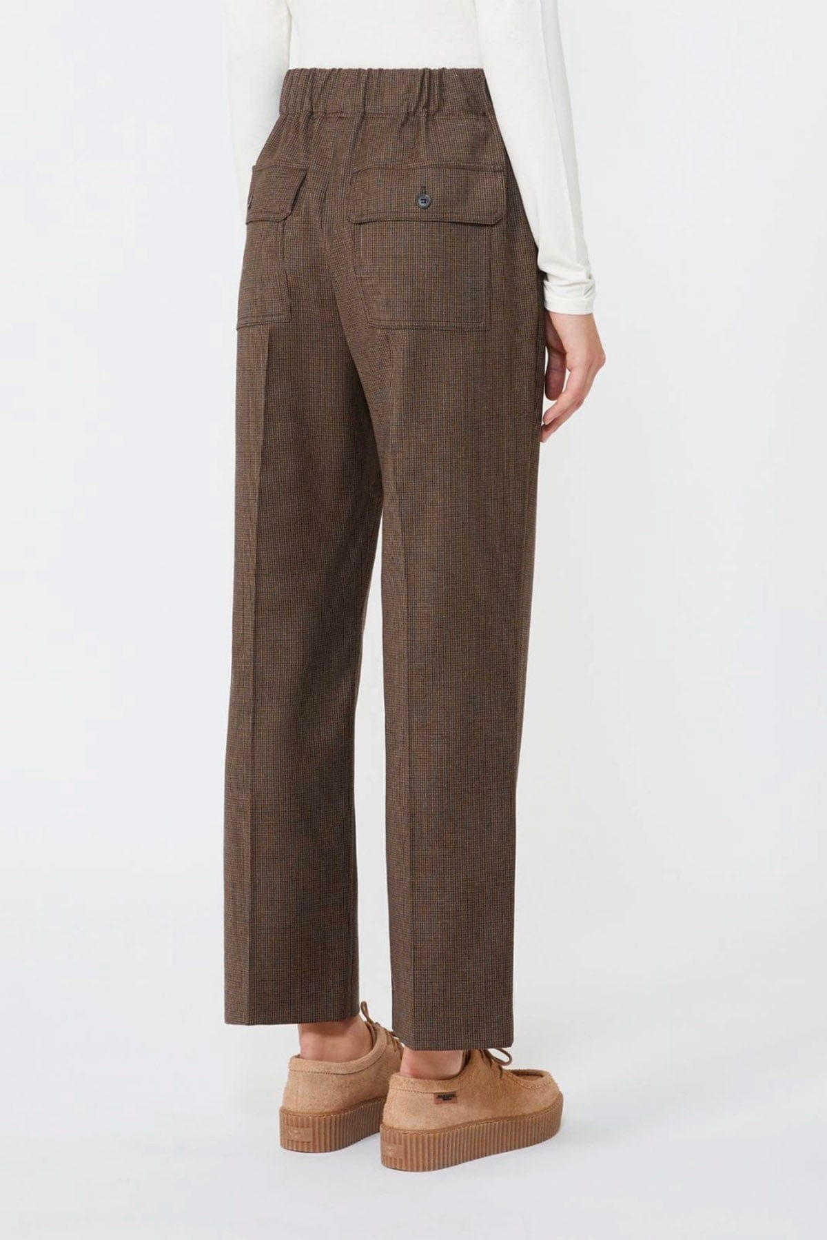 MAXMARA&#39;S BRANDS PANTALONE LUNGO  Pantaloni donna in lana Stretch Weekend Max Mara Hateley