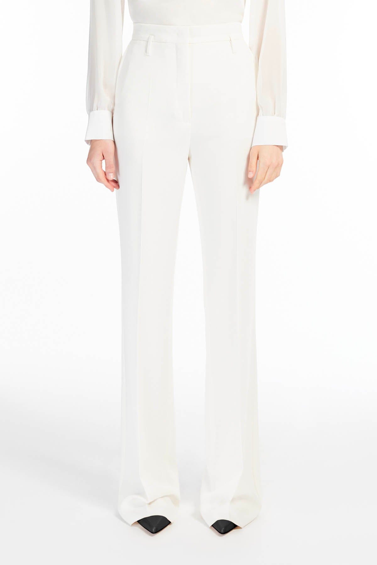 MAXMARA'S BRANDS PANTALONE LUNGO  BURRO / 34 Pantaloni Donna Max Mara Studio Alabama