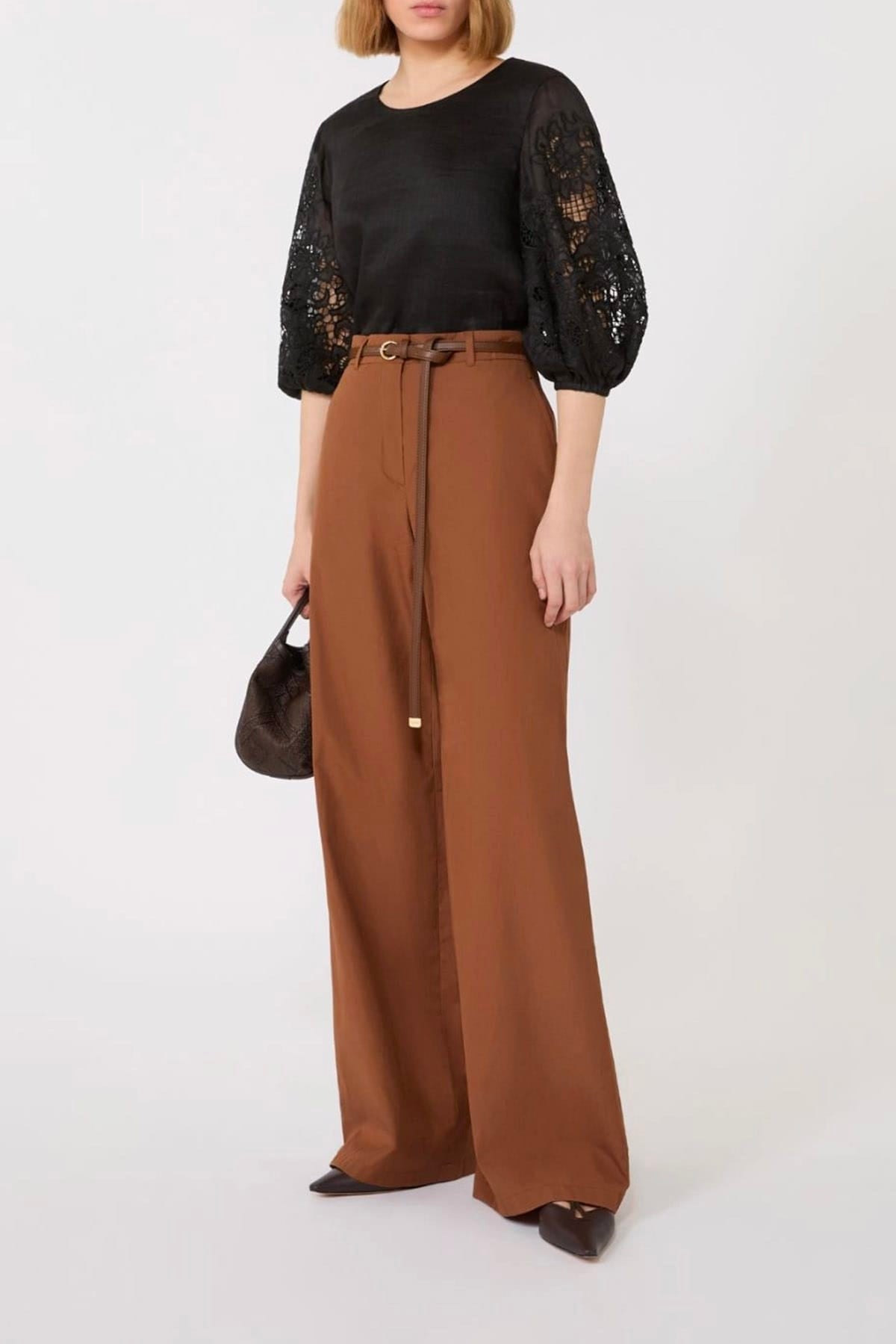 MAXMARA'S BRANDS PANTALONE LUNGO  Pantaloni Donna Max Mara Studio in cotone Mstfarea