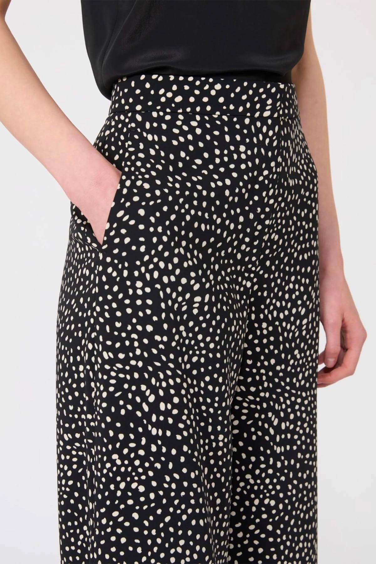 MAXMARA'S BRANDS PANTALONE LUNGO  NERO POIS / 34 Pantaloni donna Max Mara Studio Mstfresco