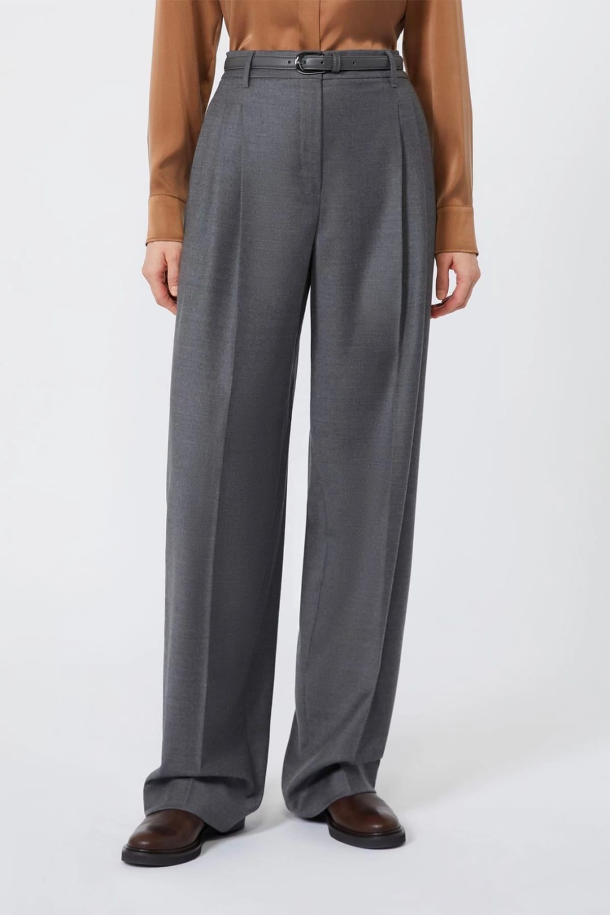 MAXMARA'S BRANDS PANTALONE LUNGO  GRIGIO SCURO / 34 Pantaloni donna Max Mara Studio Mstlago