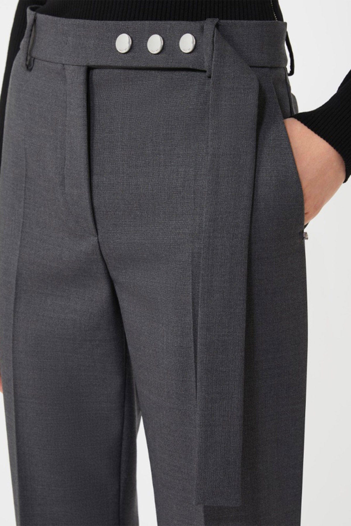 MAXMARA&#39;S BRANDS PANTALONE LUNGO  Pantaloni donna Sportmax antracite Harry