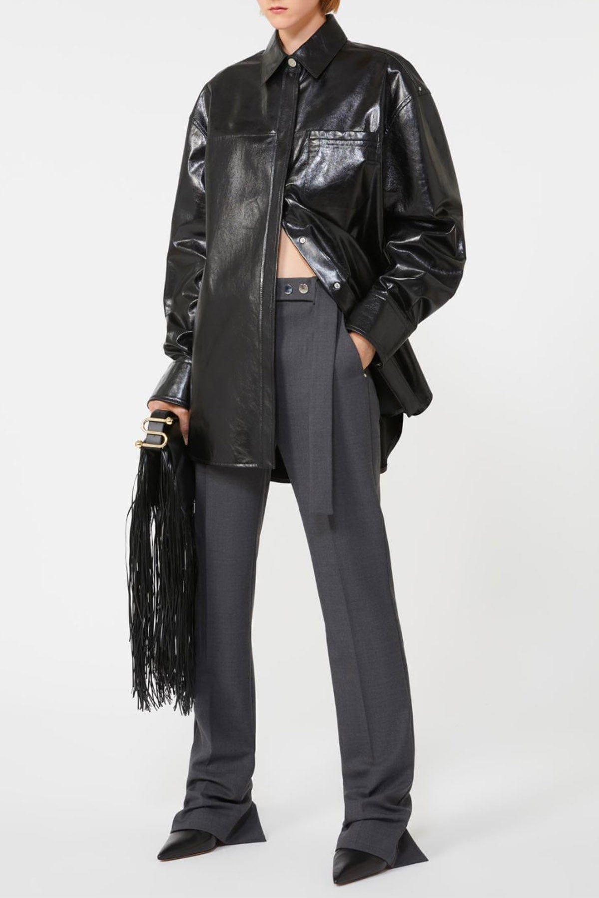 MAXMARA&#39;S BRANDS PANTALONE LUNGO  Pantaloni donna Sportmax antracite Harry